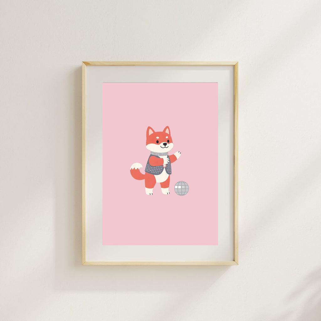 Shiba Inu Kids Nursery Wall Art Print Bundle — 22 Dog Costume Designs, 5 Colours, 6 Print Sizes | Digital Download