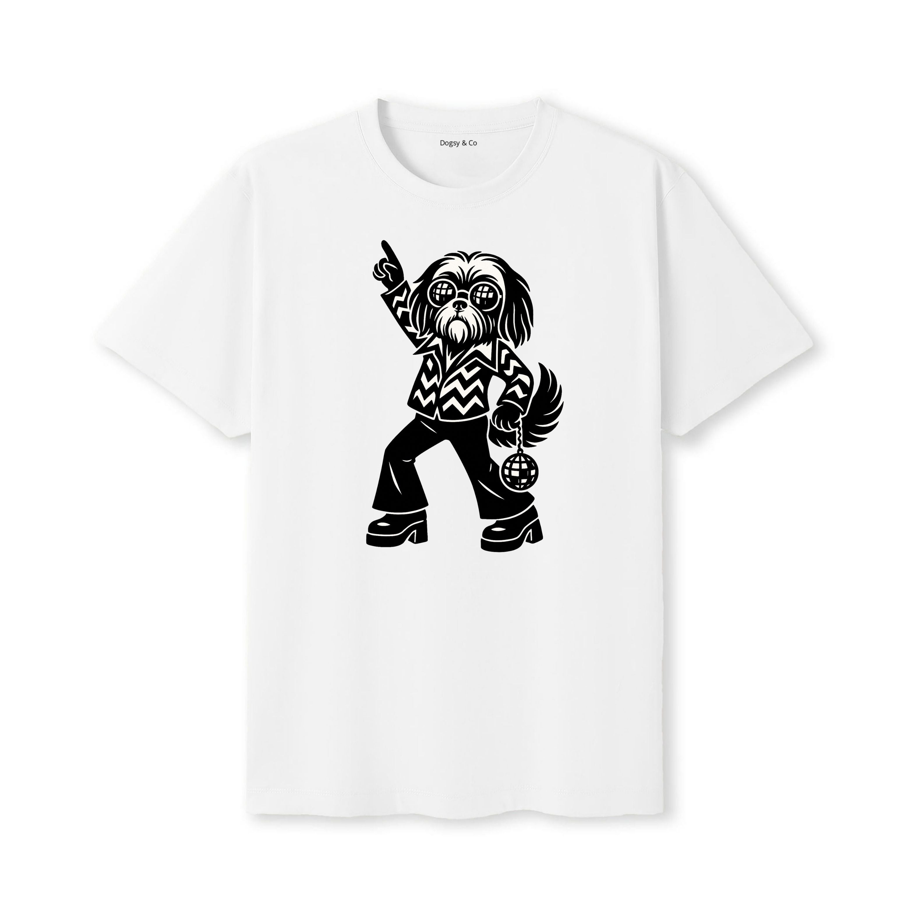 Shih Tzu Disco Doggo T-Shirt - alternate view