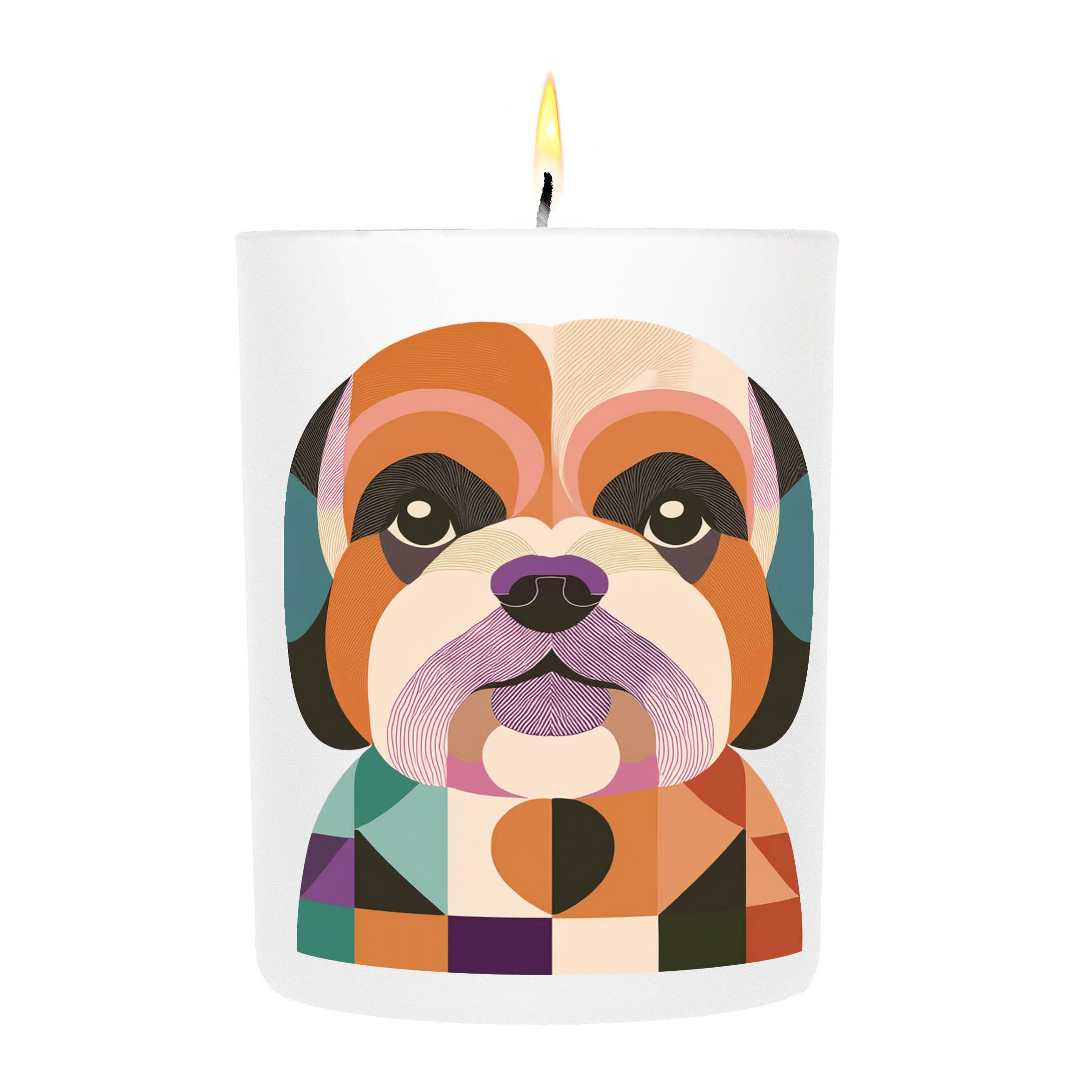 Shih Tzu Graphic Bold Dog Candle