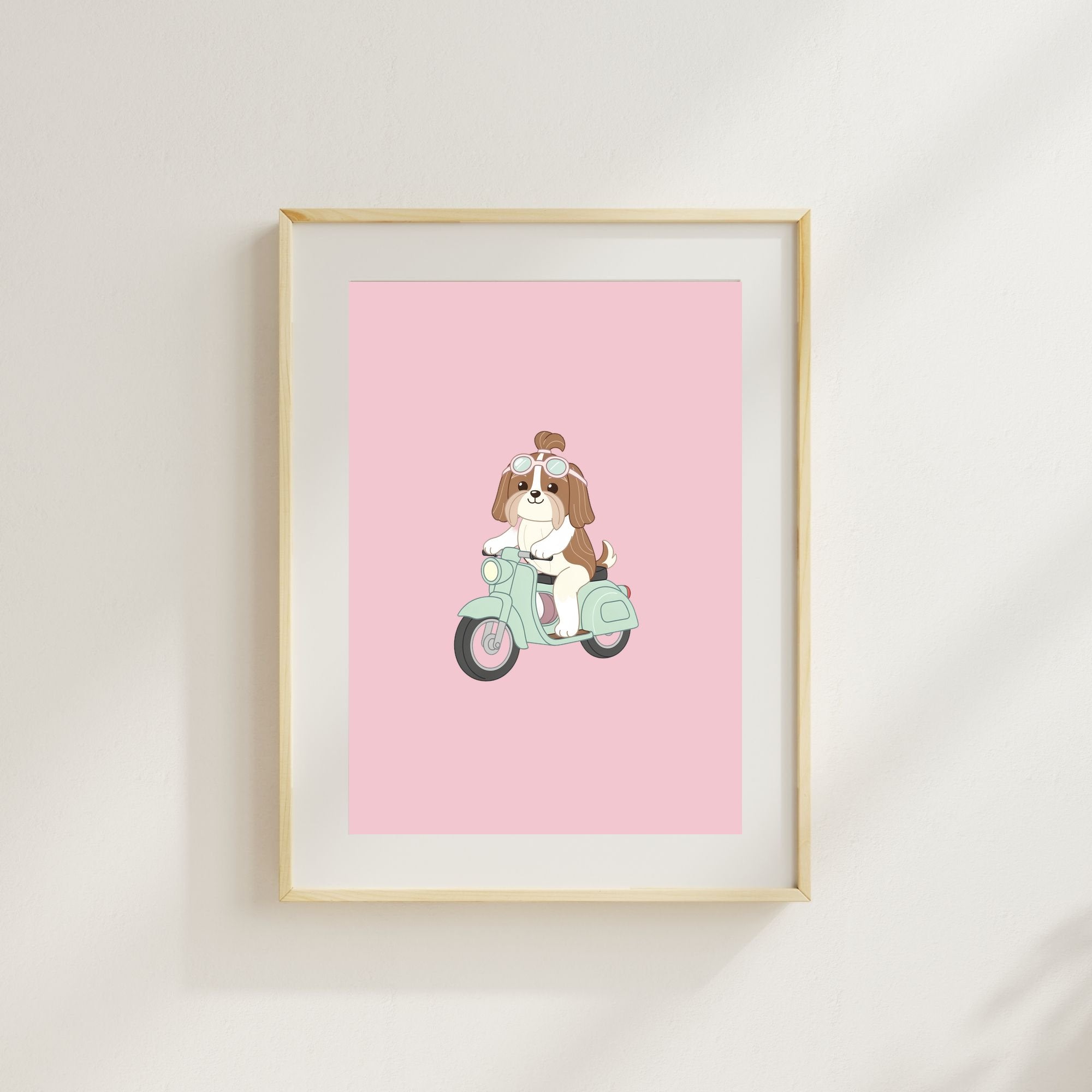 Shih Tzu Kids Nursery Wall Art Print Bundle — 22 Dog Costume Designs, 5 Colours, 6 Print Sizes | Digital Download