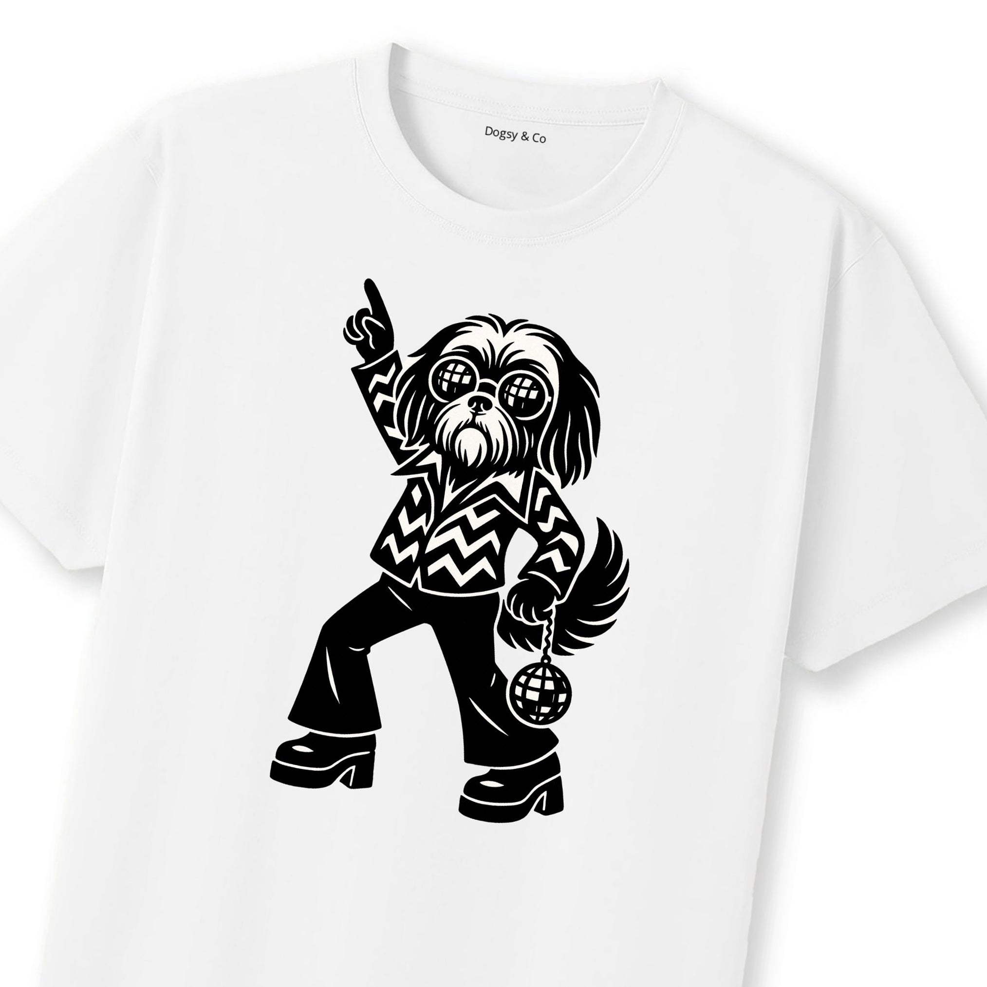 Shih Tzu Disco Doggo T-Shirt | Dogsy & Co