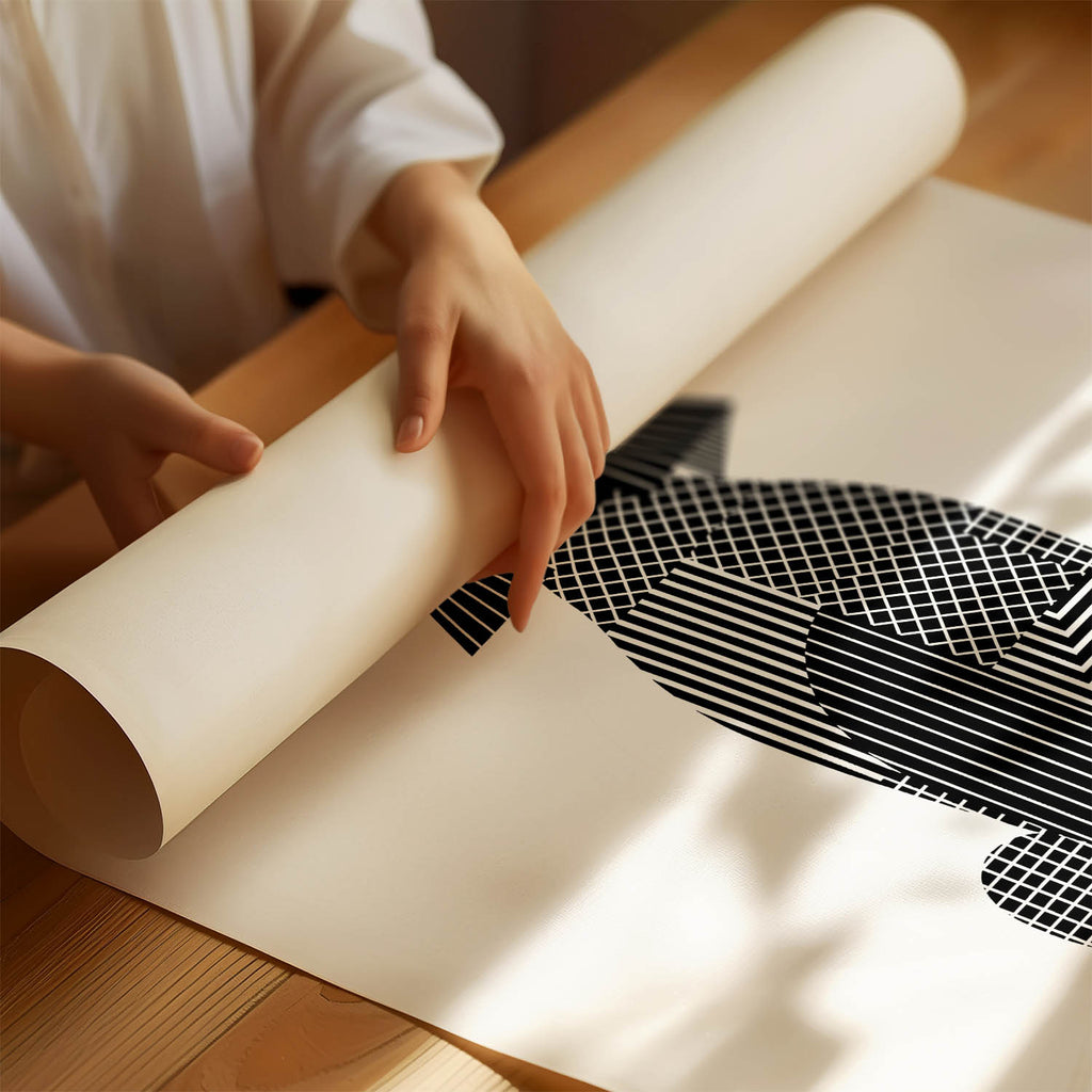 Shih Tzu Geometric Line Art mockup