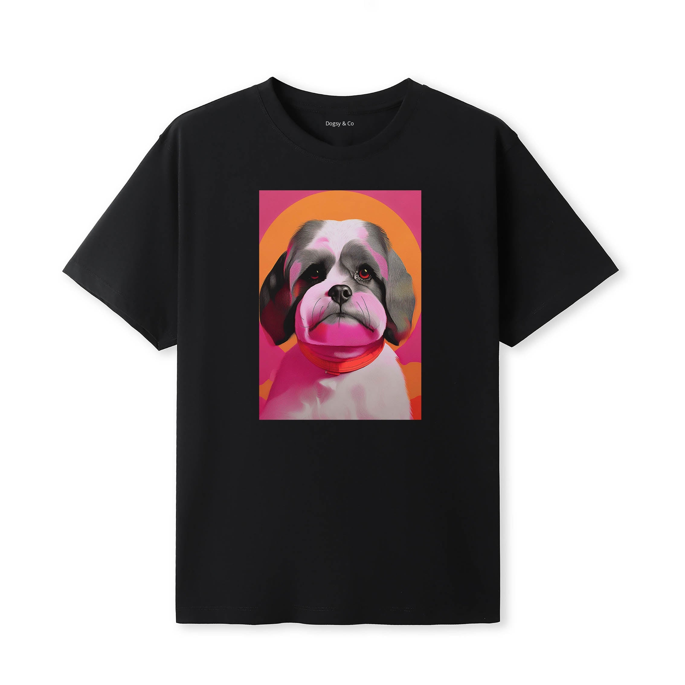 Shih Tzu Mod Pop Dogs T-Shirt Artwork
