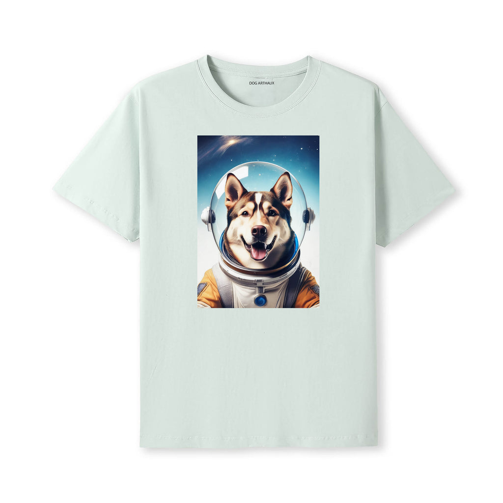 Siberian Husky Astronaut Dog T-shirt - alternate view