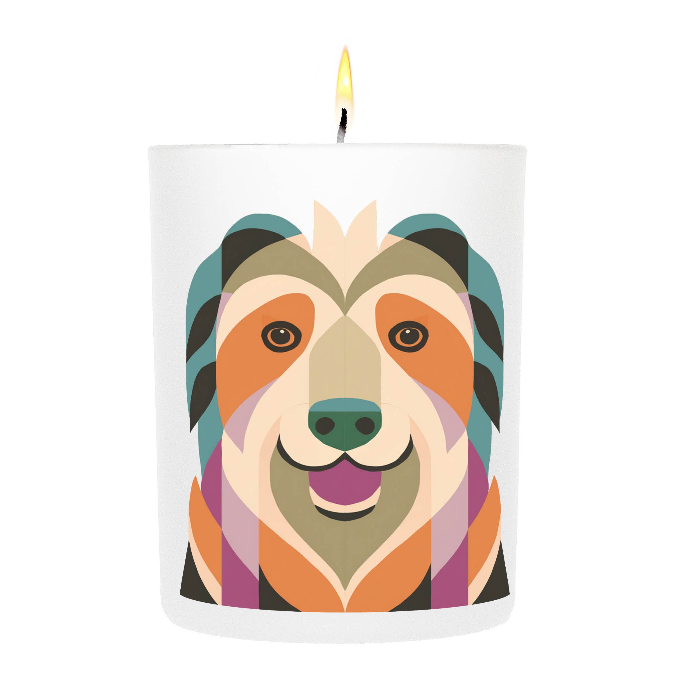 Smithfield Sheepdog Graphic Bold Dog Candle