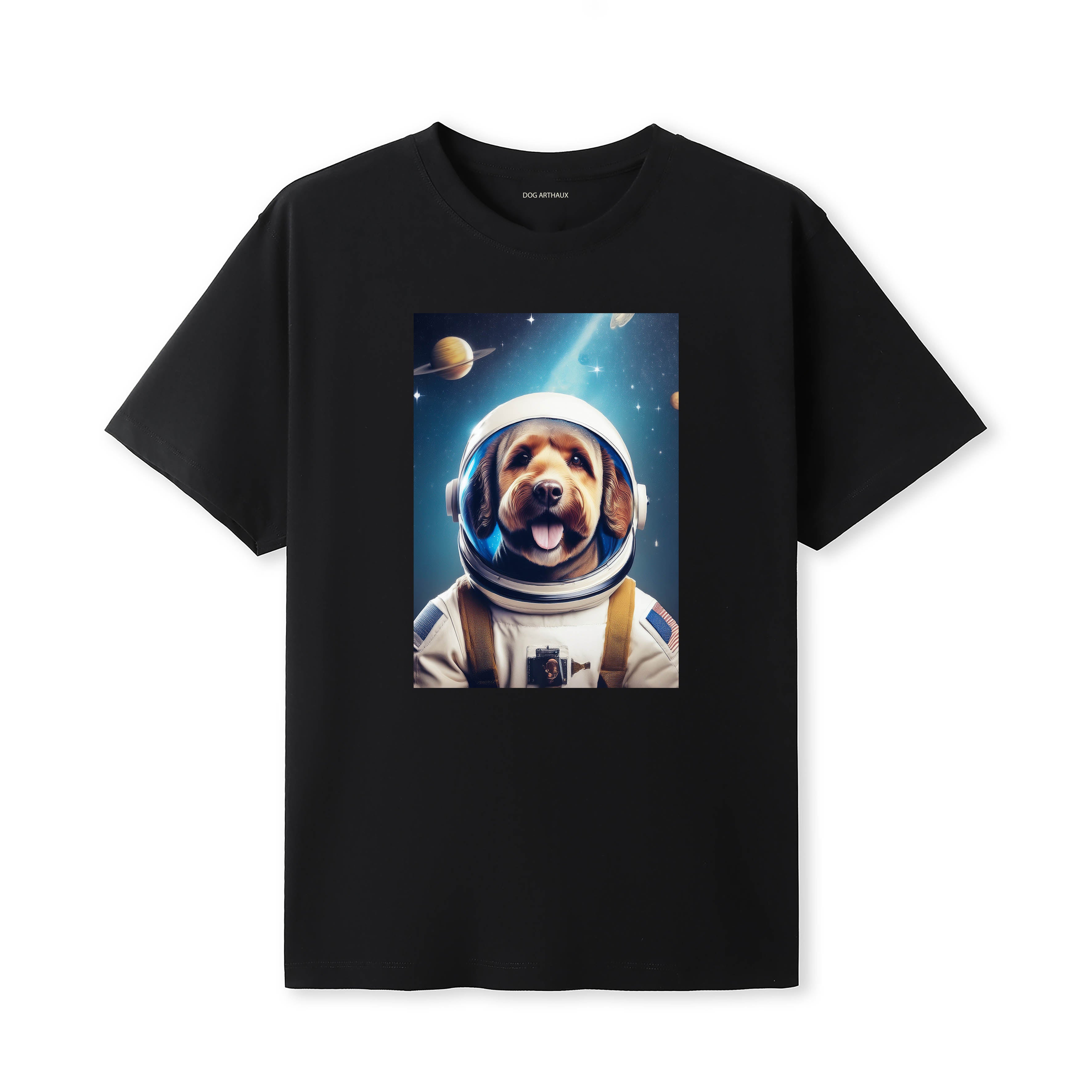 Spanish Water Dog Astronaut Dog T-shirt