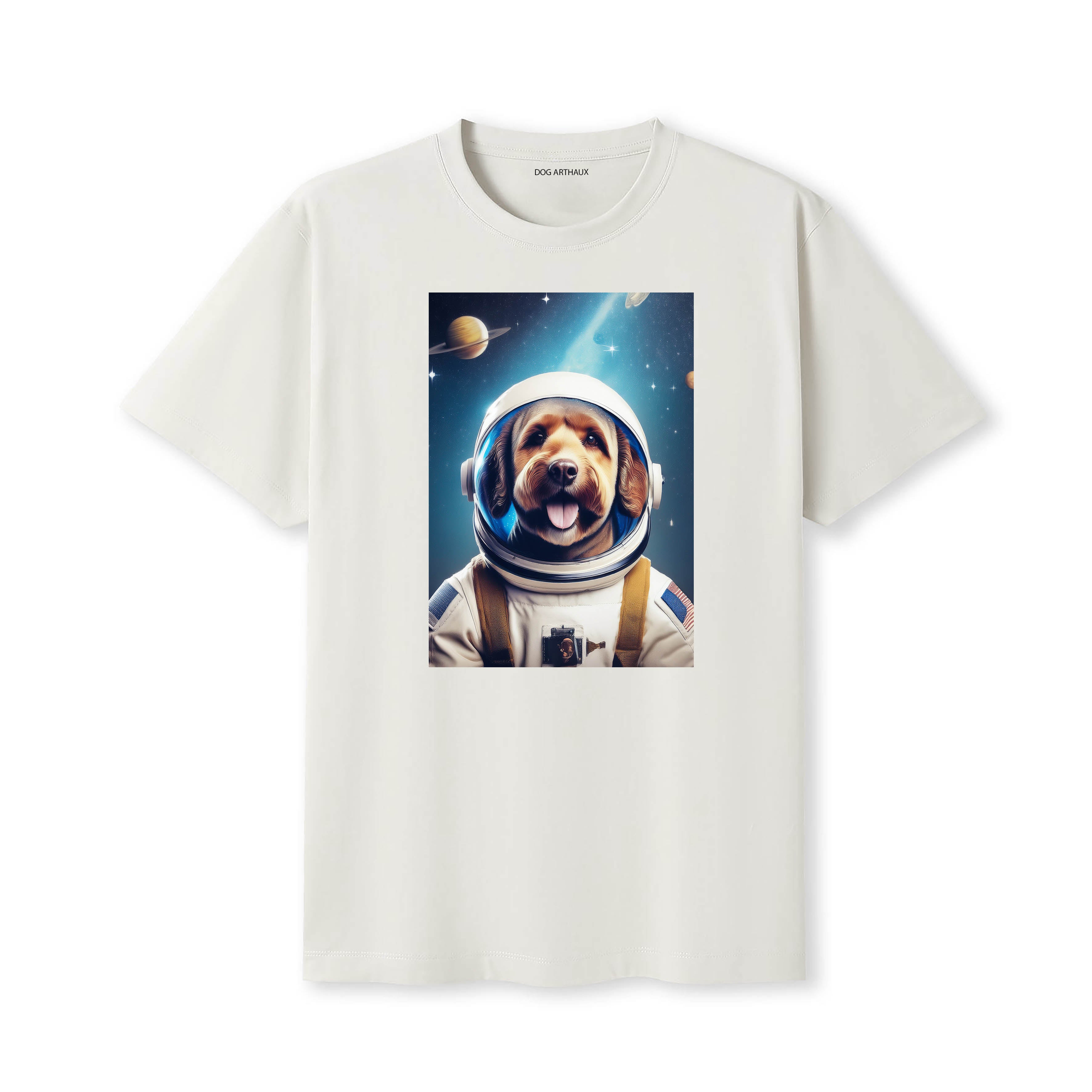 Spanish Water Dog Astronaut Dog T-shirt