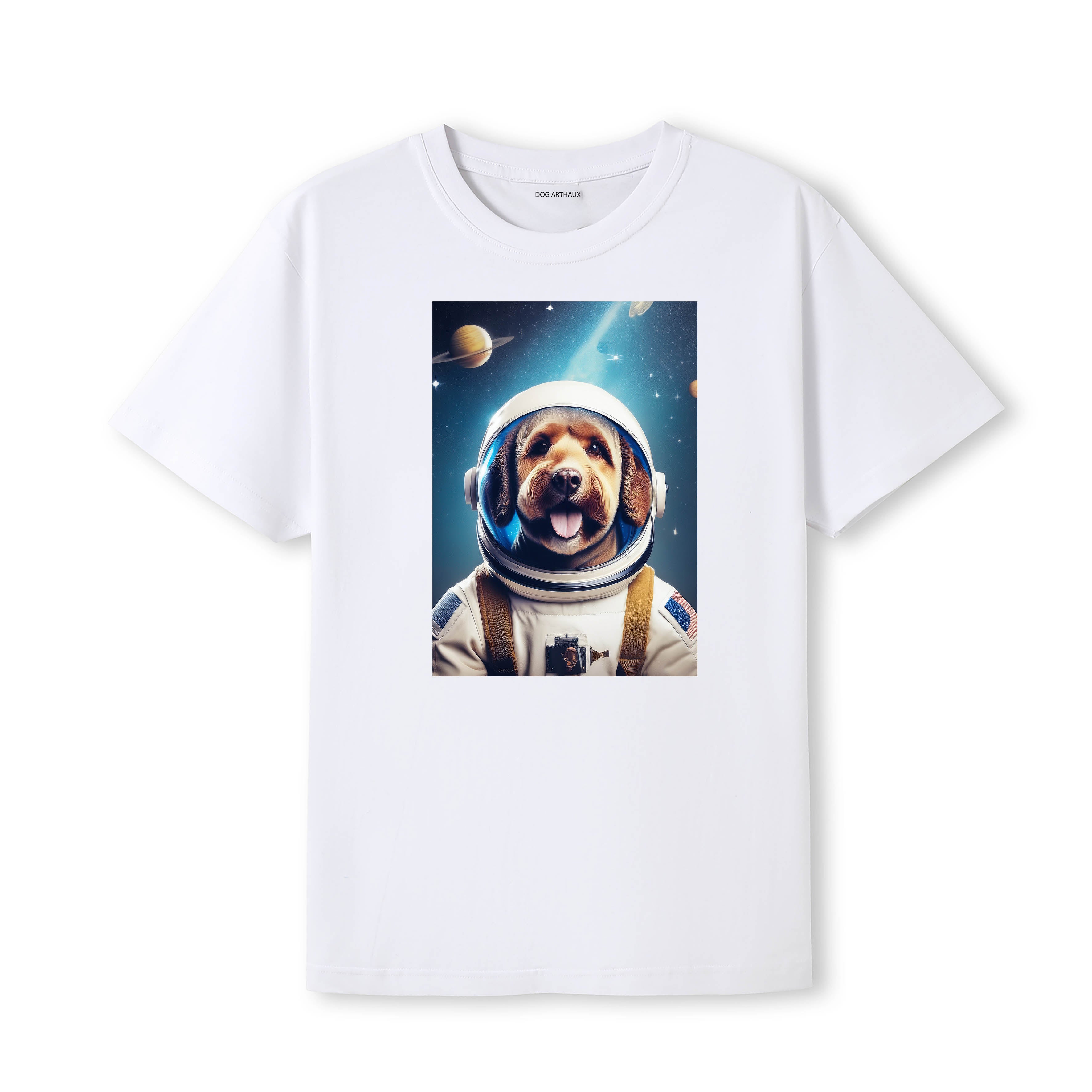 Spanish Water Dog Astronaut Dog T-shirt