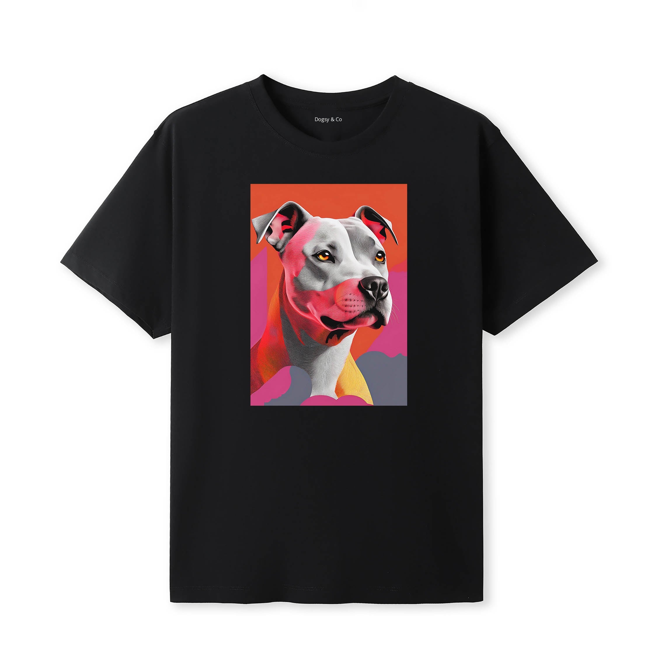 Staffordshire Bull Terrier Mod Pop Dogs T-Shirt Artwork
