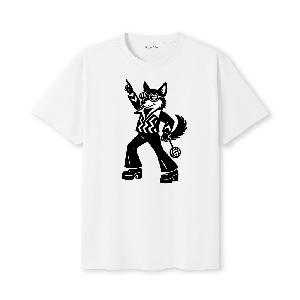 Swedish Vallhund Disco Doggo T-Shirt - alternate view