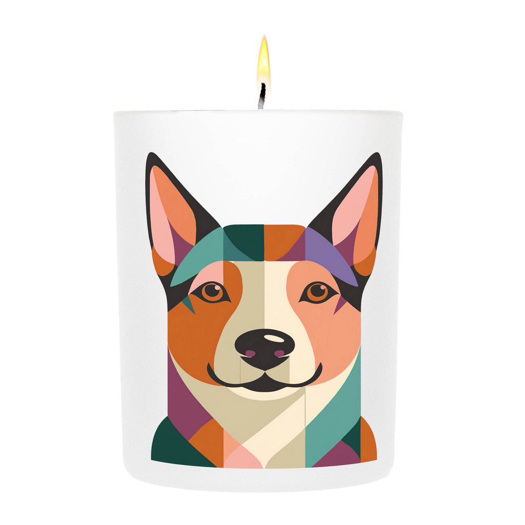 Swedish Vallhund Graphic Bold Dog Candle