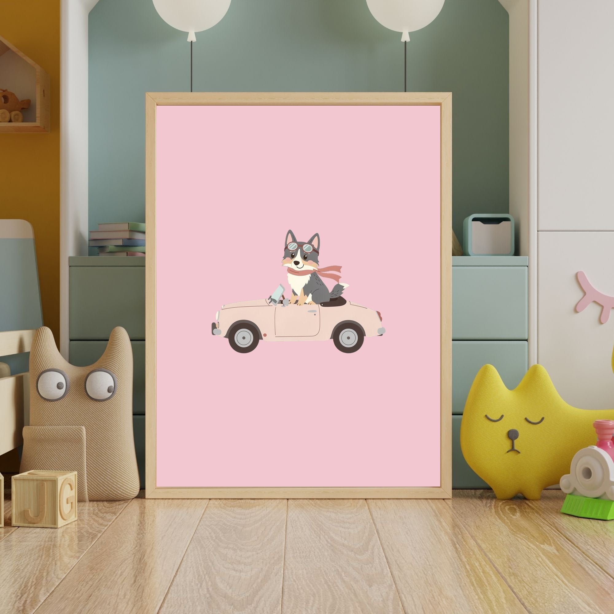 Swedish Vallhund Kids Nursery Wall Art Print Bundle — 22 Dog Costume Designs, 5 Colours, 6 Print Sizes | Digital Download