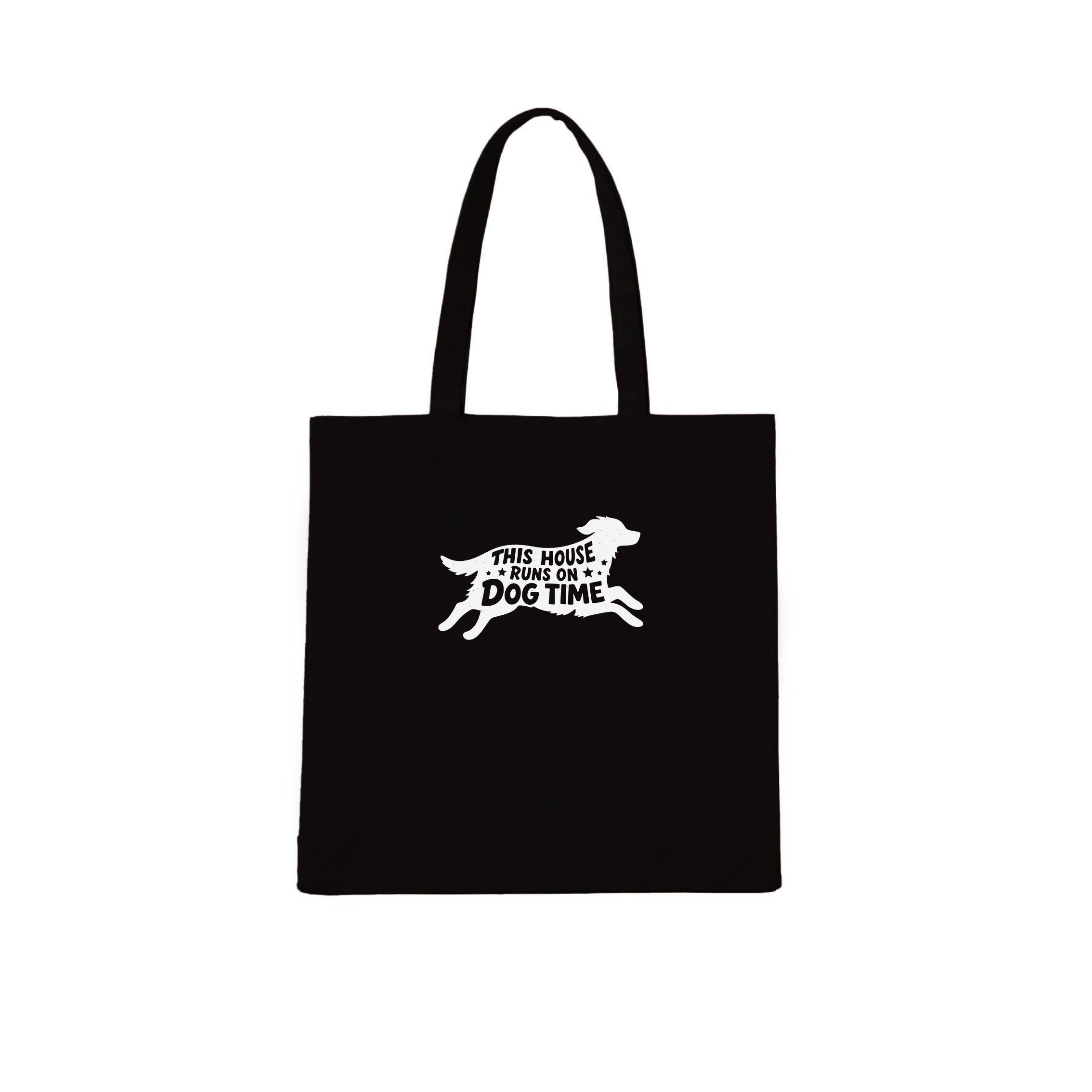 This House Runs on Dog Time Tote Bag | Dogsy & Co