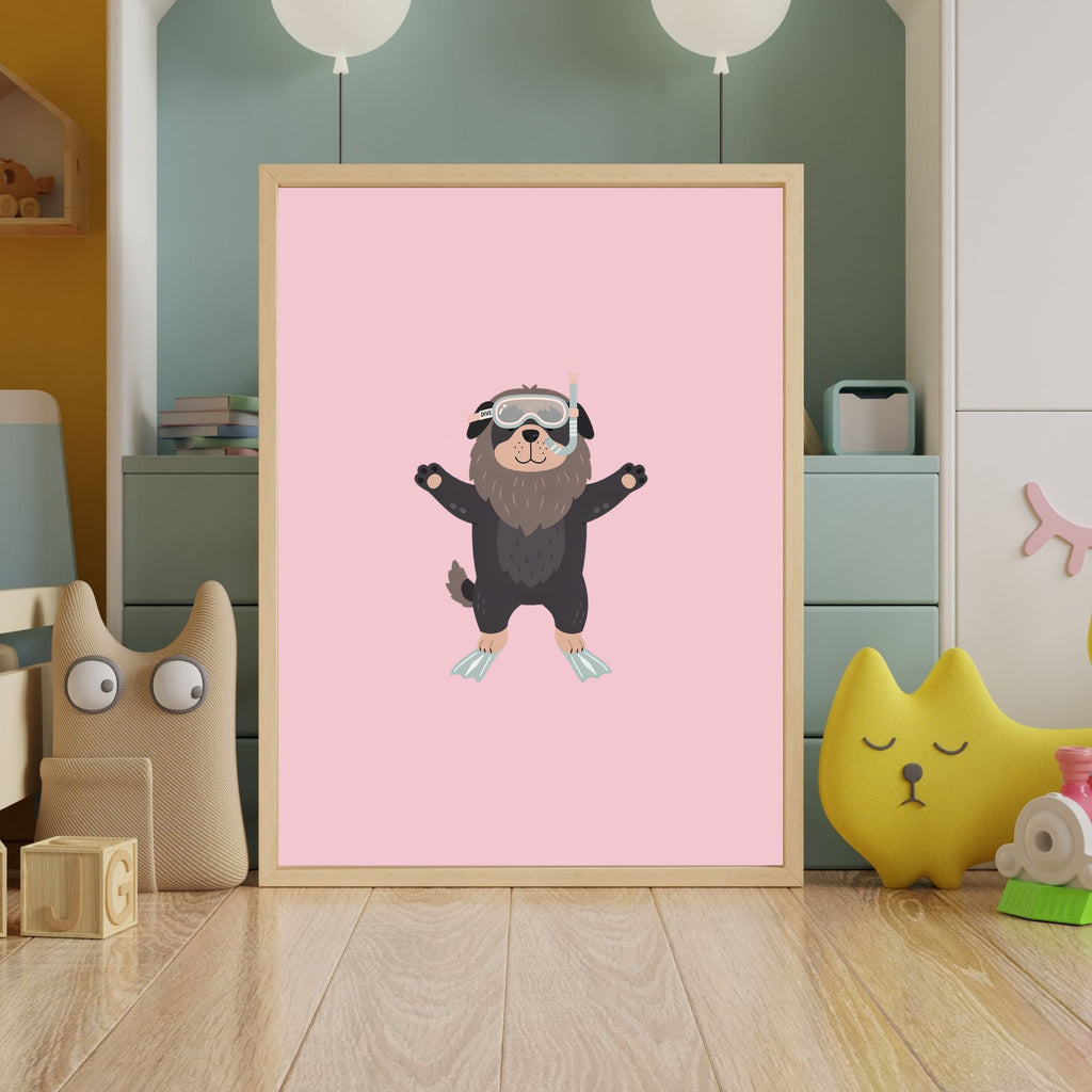 Tibetan Mastiff Kids Nursery Wall Art Print Bundle — 22 Dog Costume Designs, 5 Colours, 6 Print Sizes | Digital Download
