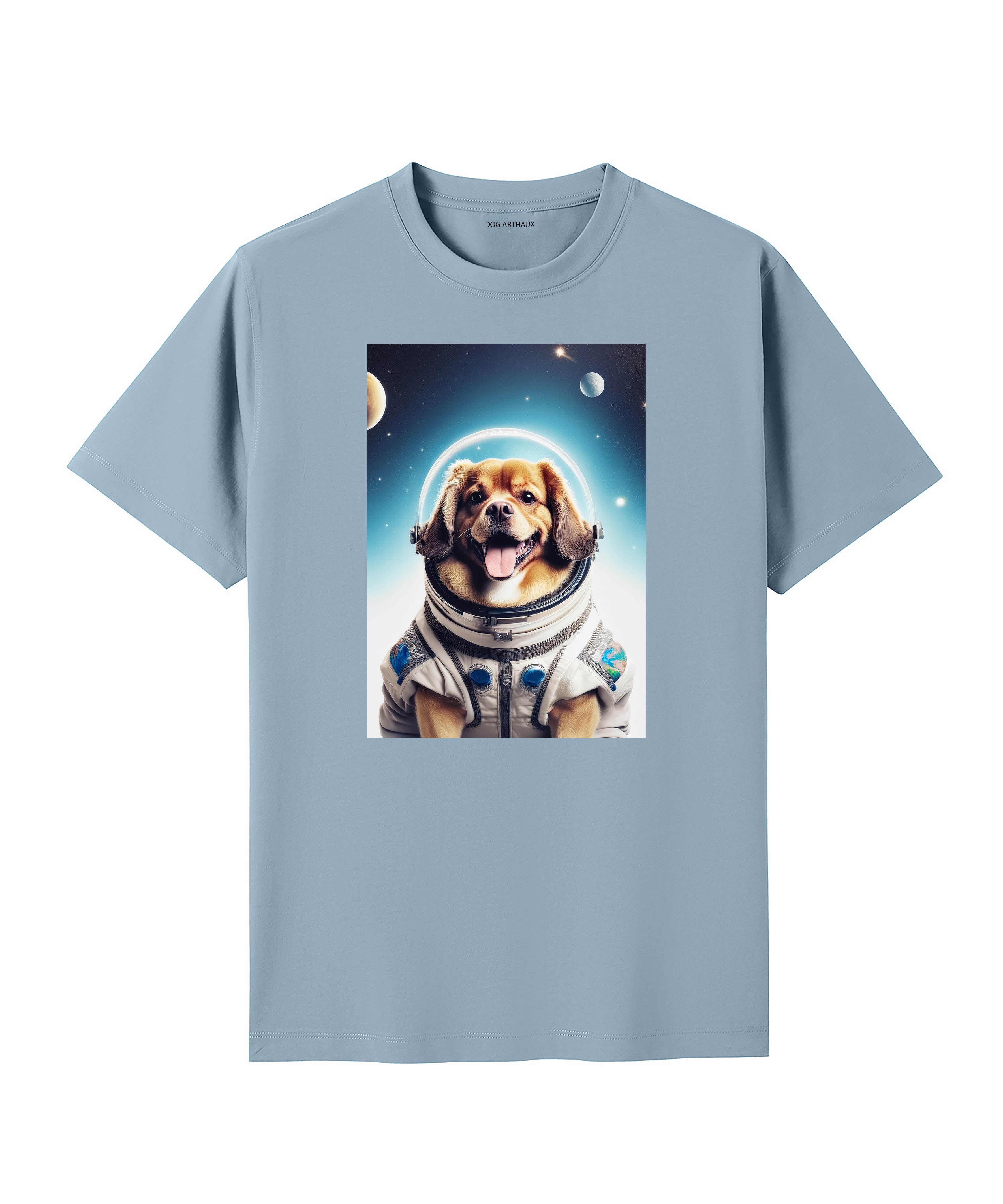 Tibetan Spaniel Astronaut Dog T-shirt