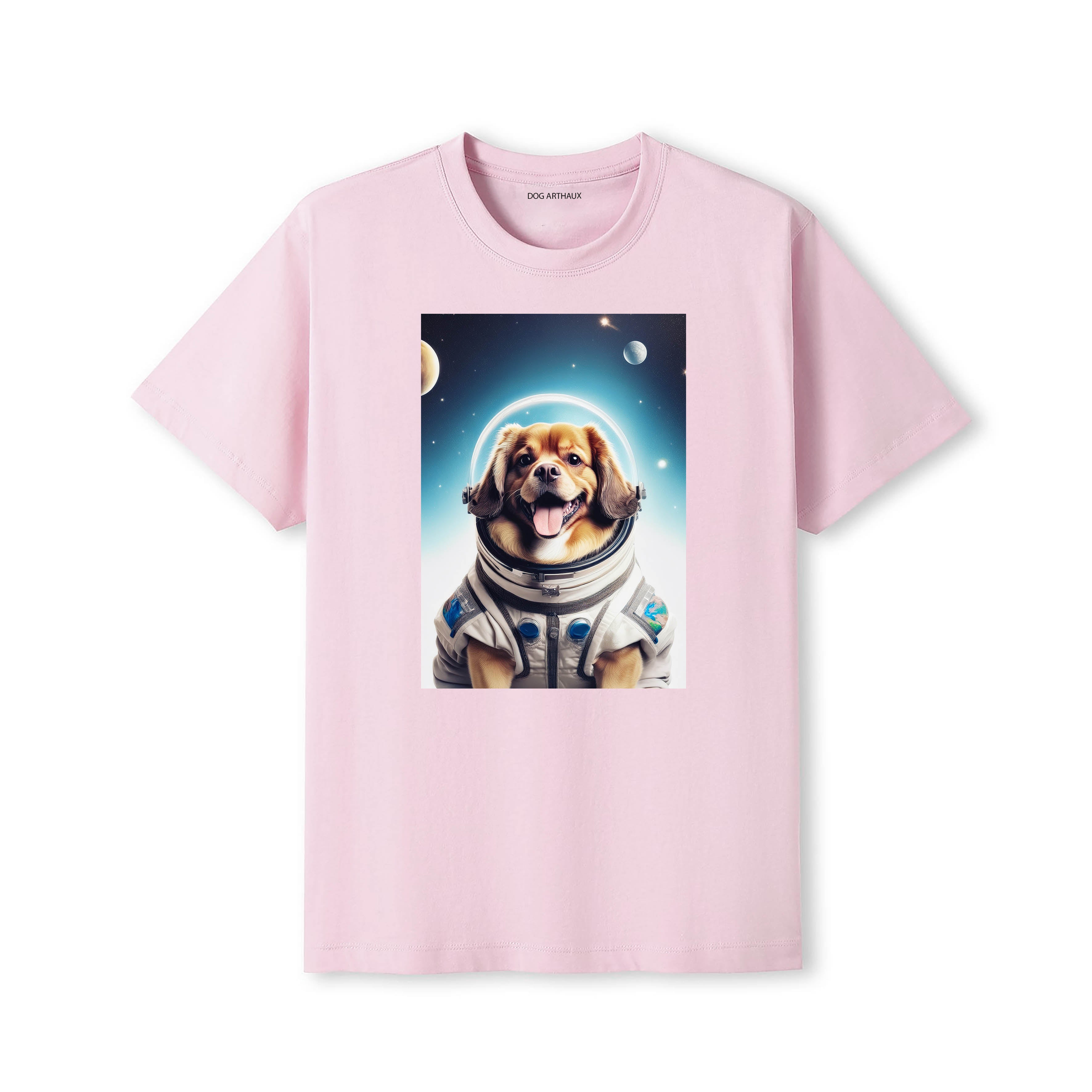 Tibetan Spaniel Astronaut Dog T-shirt