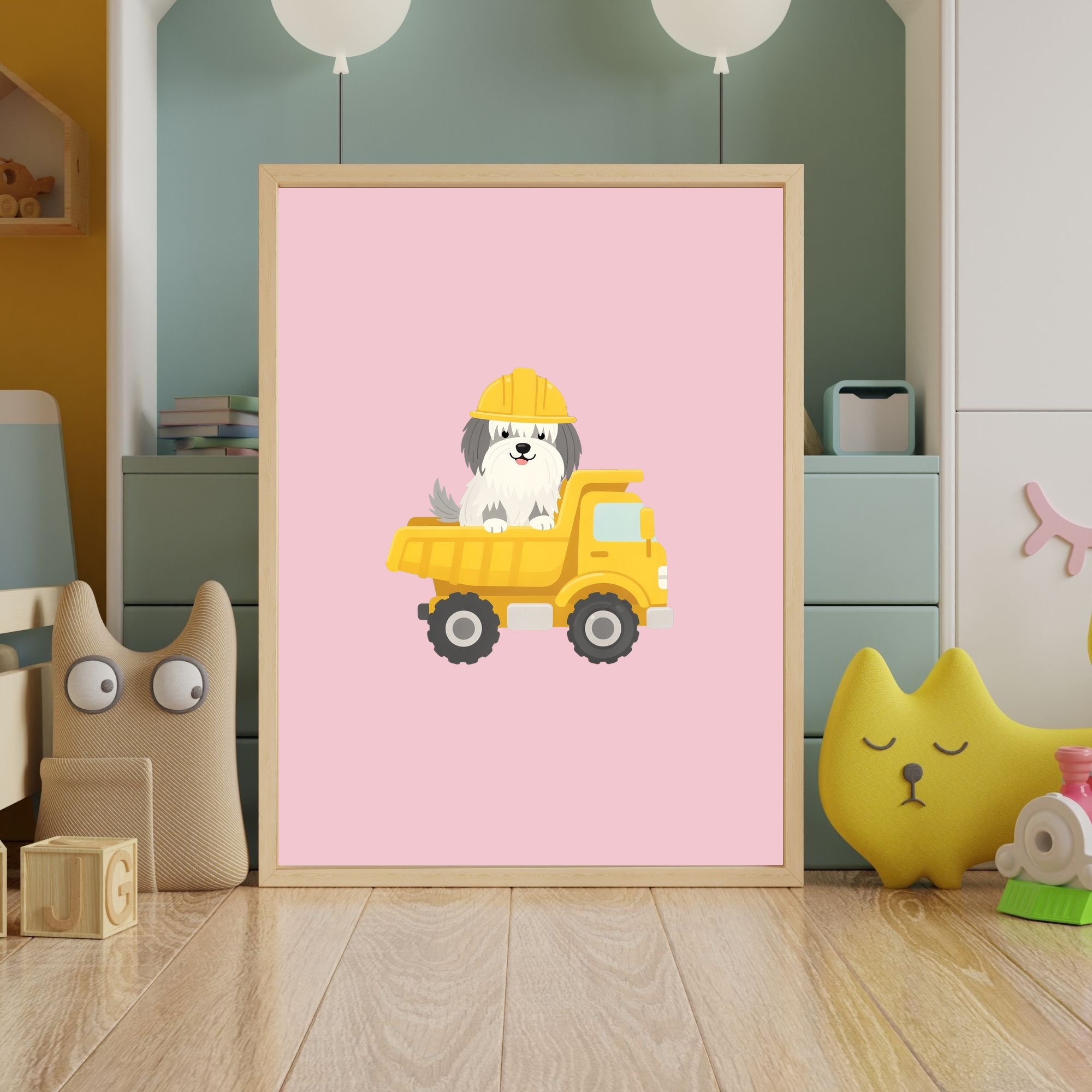 Tibetan Terrier Kids Nursery Wall Art Print Bundle — 22 Dog Costume Designs, 5 Colours, 6 Print Sizes | Digital Download