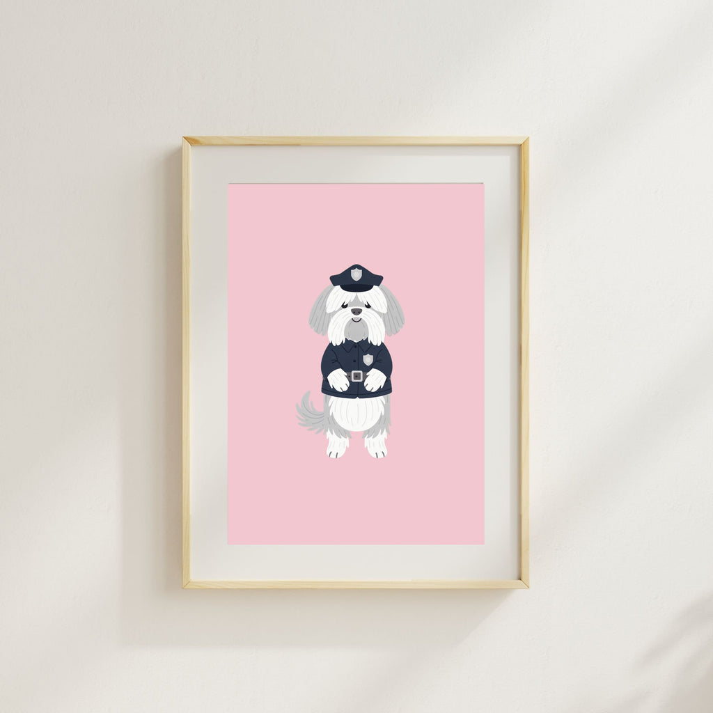 Tibetan Terrier Kids Nursery Wall Art Print Bundle — 22 Dog Costume Designs, 5 Colours, 6 Print Sizes | Digital Download