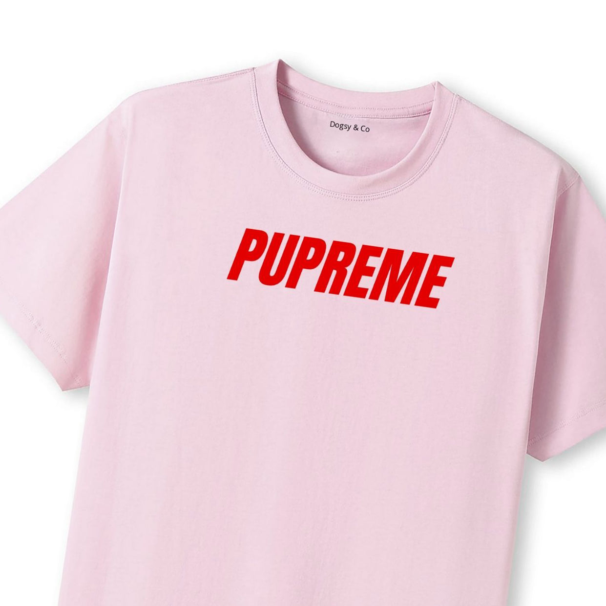 PUPREME Dogsigner T-Shirt - close up view