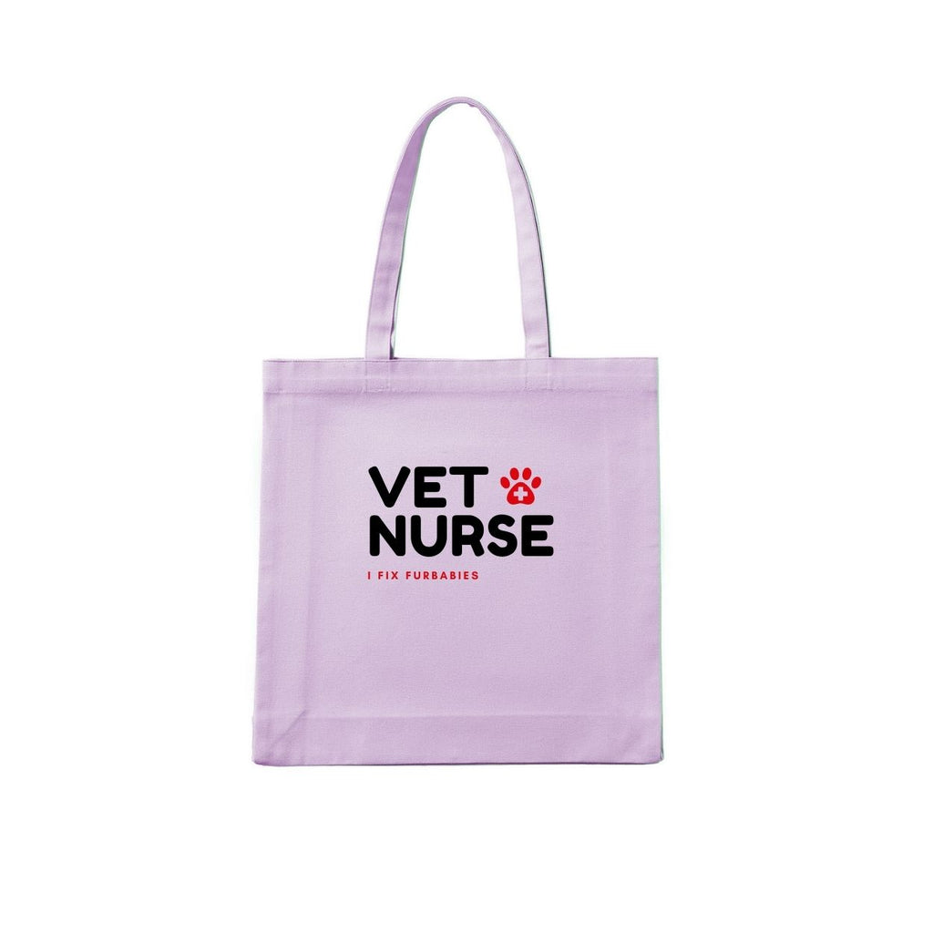 VET NURSE I FIX FURBABIES Tote Bag