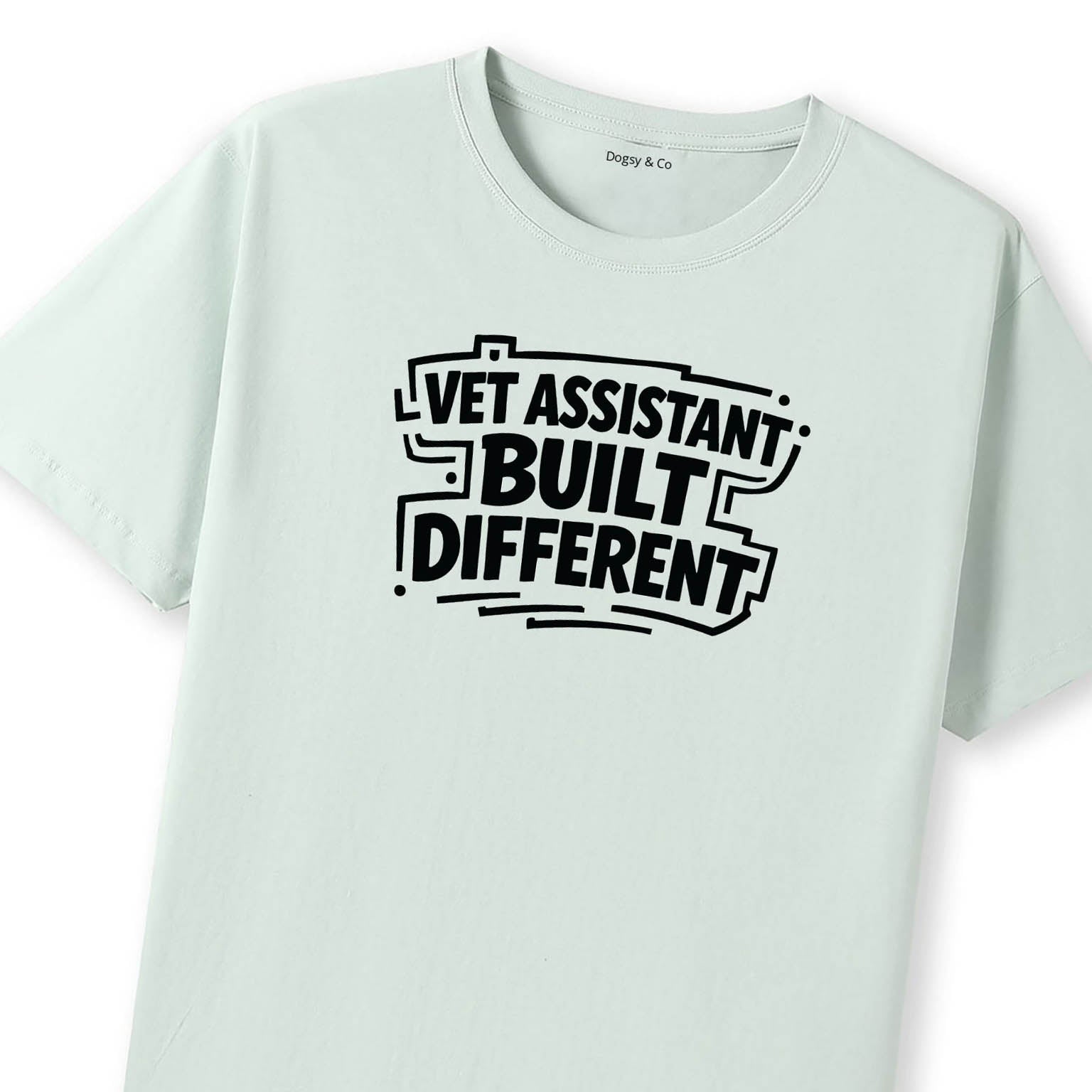 Vet Assistant Built Different T-Shirt - image 11