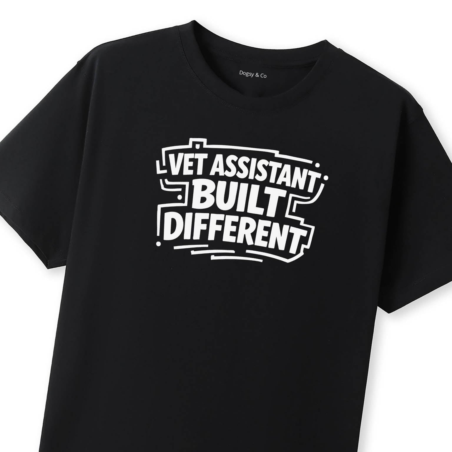 Vet Assistant Built Different T-Shirt - image 9