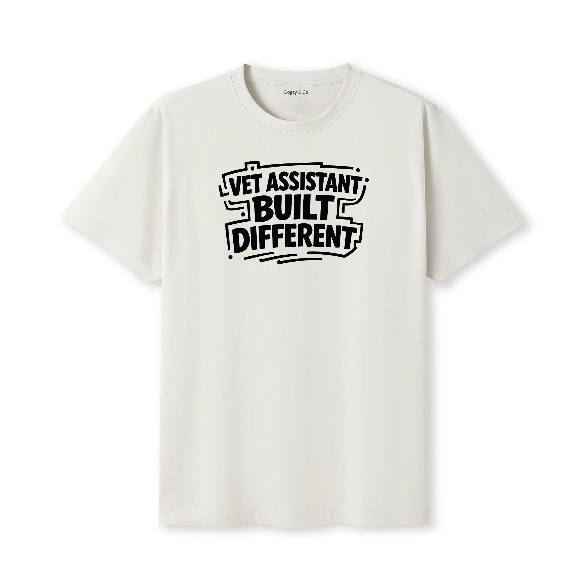 Vet Assistant Built Different T-Shirt - image 5