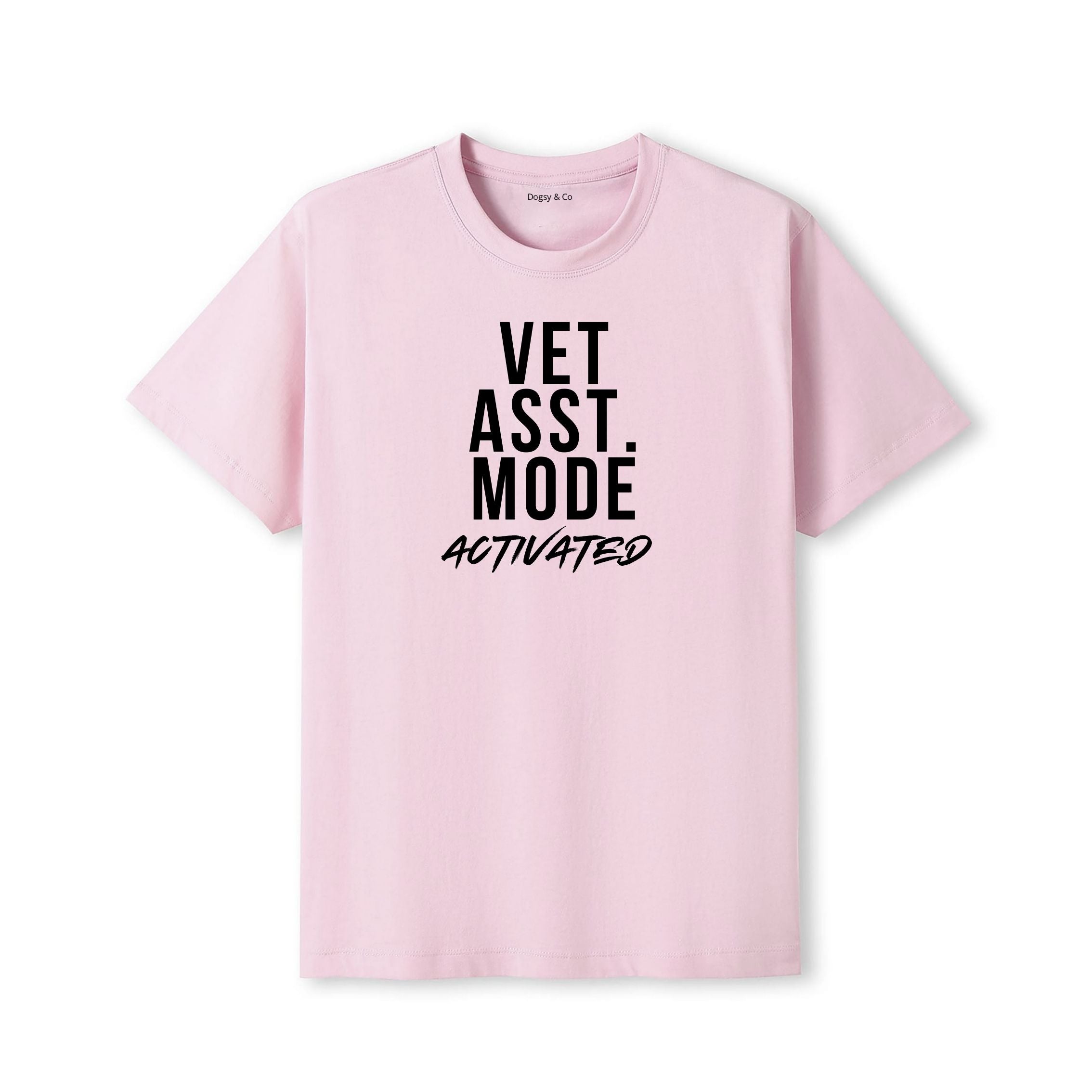Vet Assistant Mode Activated T-Shirt - detail view