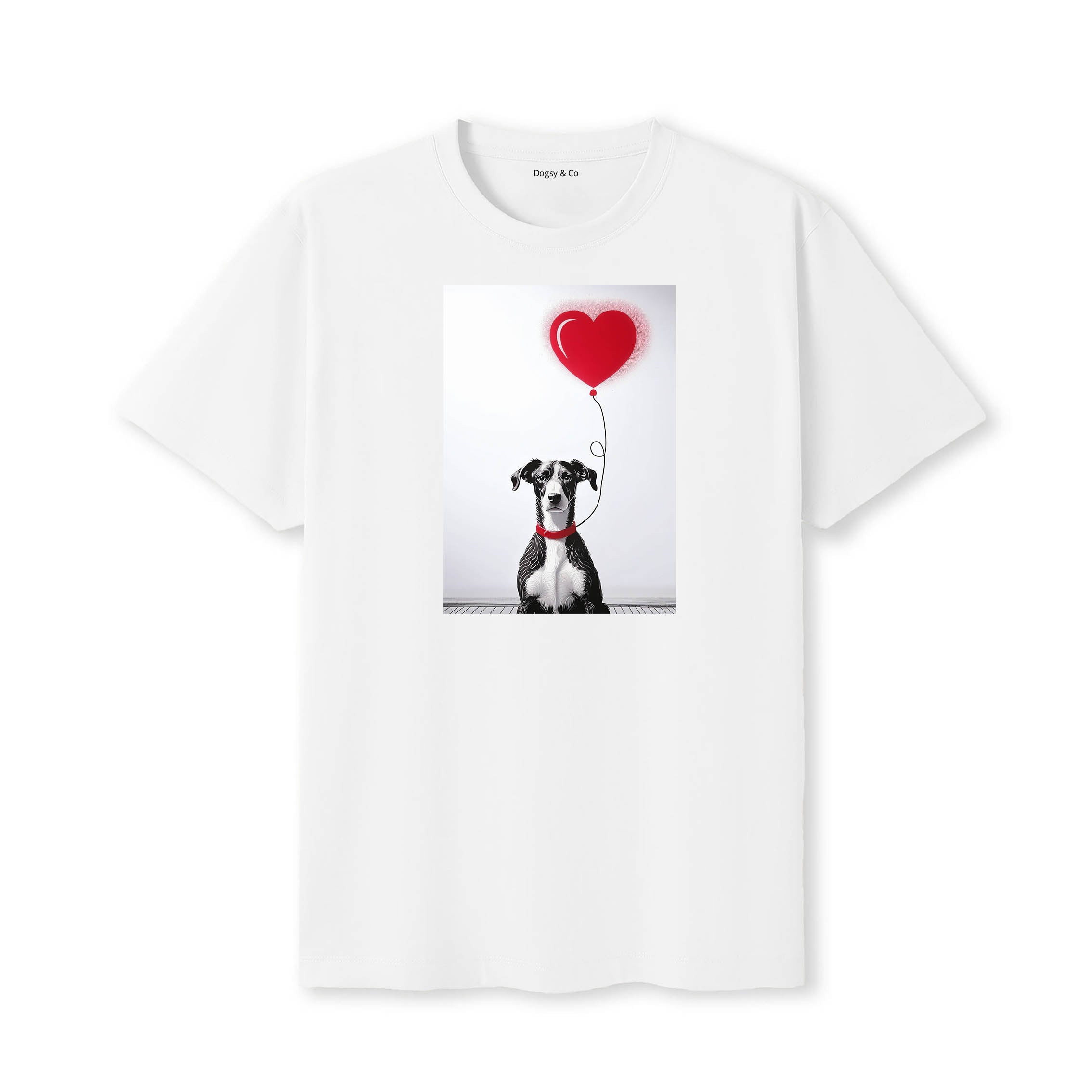 Whippet 1 Dogsy T-Shirt White