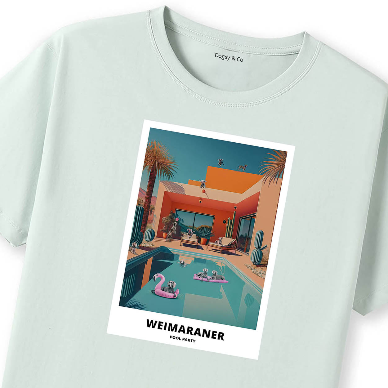 Weimaraner Pool Party T-shirt