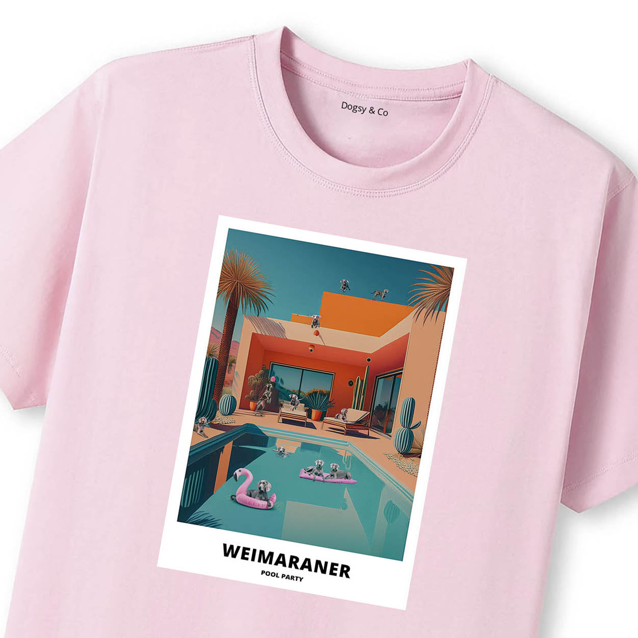 Weimaraner Pool Party T-shirt