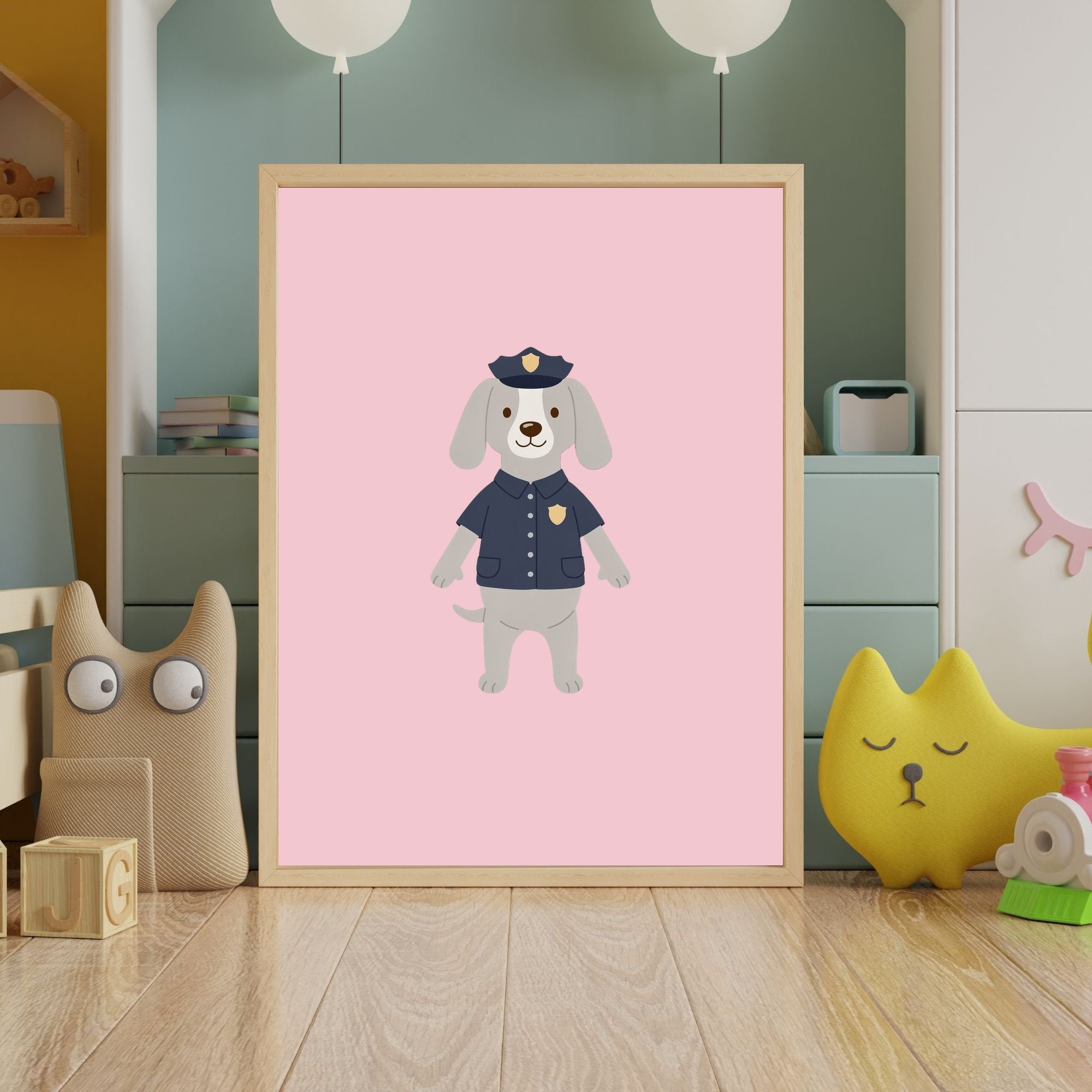 Weimaraner Kids Nursery Wall Art Print Bundle — 22 Dog Costume Designs, 5 Colours, 6 Print Sizes | Digital Download