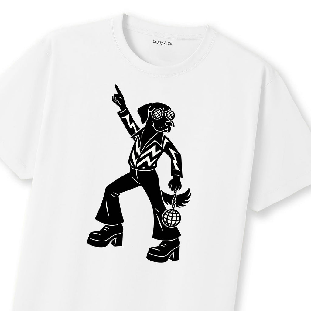 Weimaraner Disco Doggo T-Shirt | Dogsy & Co