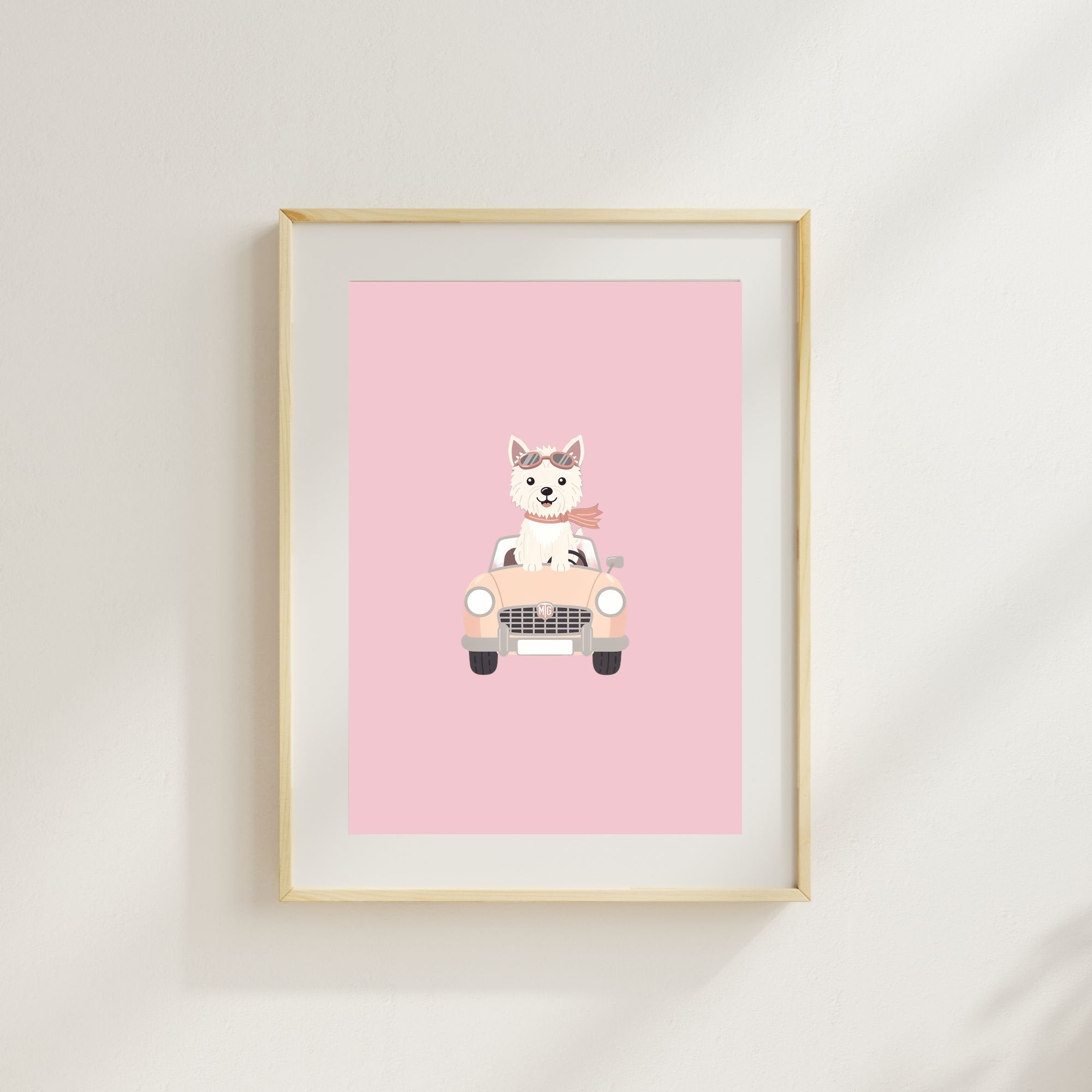 West Highland White Terrier Kids Nursery Wall Art Print Bundle — 22 Dog Costume Designs, 5 Colours, 6 Print Sizes | Digital Download