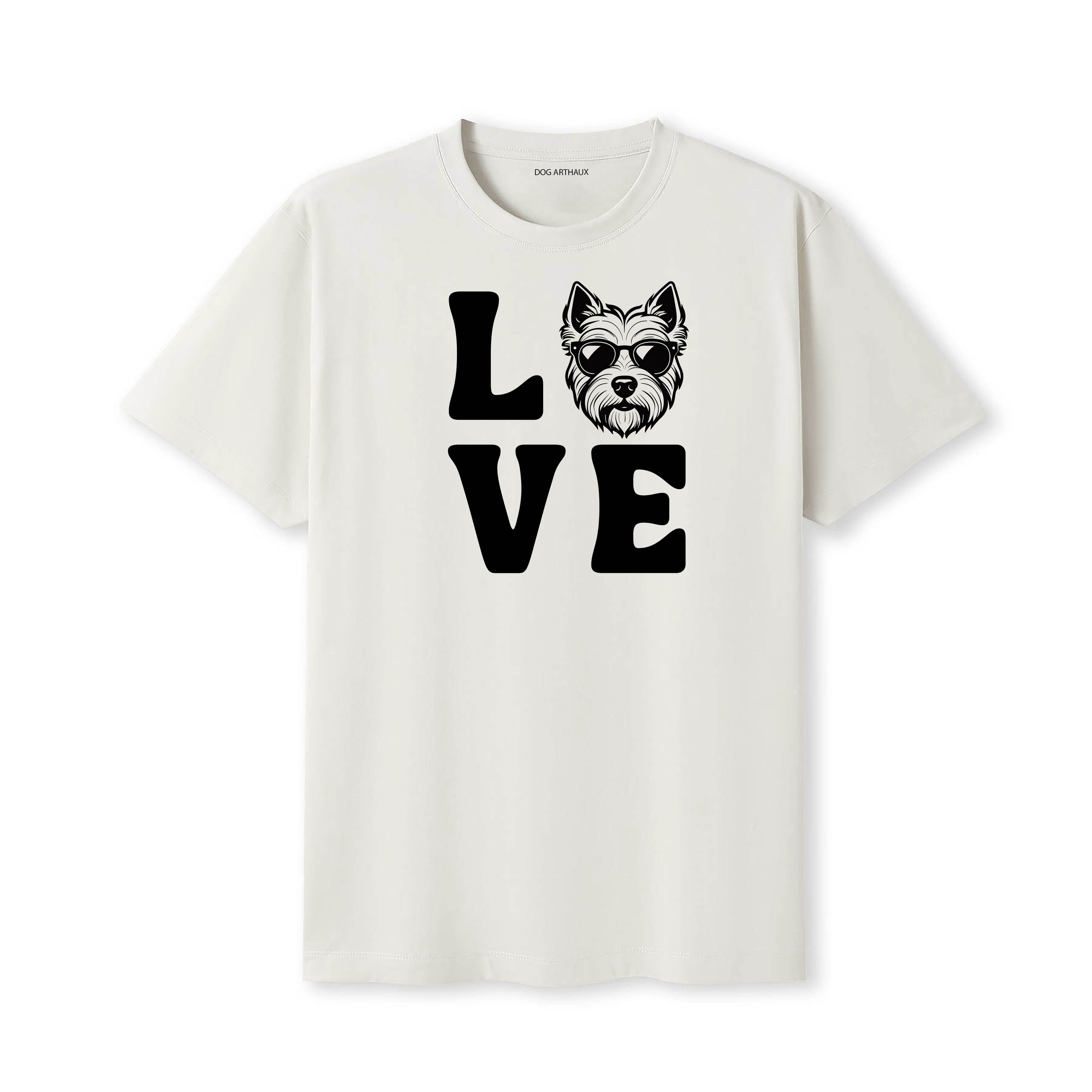 West Highland White Terrier LOVE DOGS Tshirt