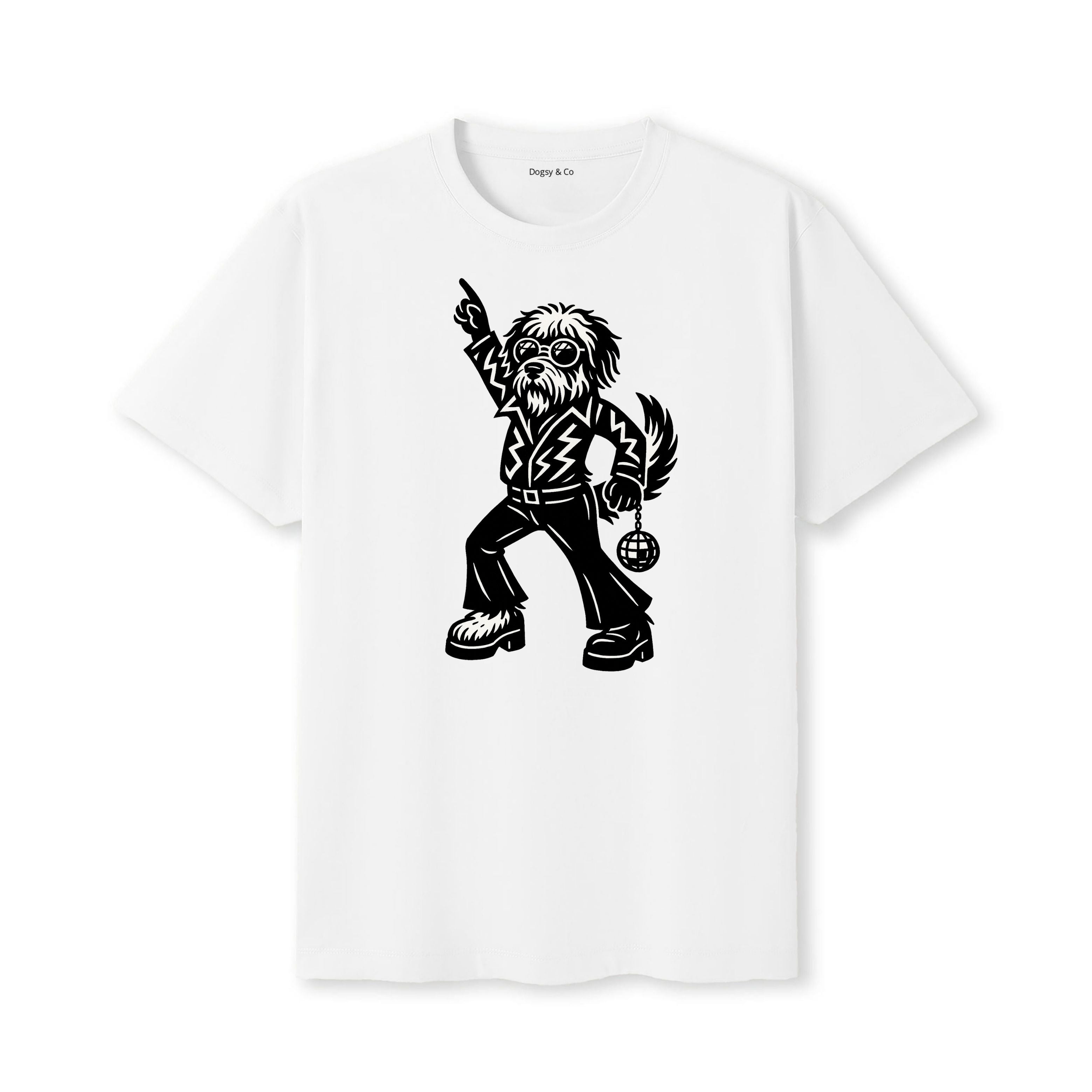 Wheaten Terrier Disco Doggo T-Shirt - alternate view