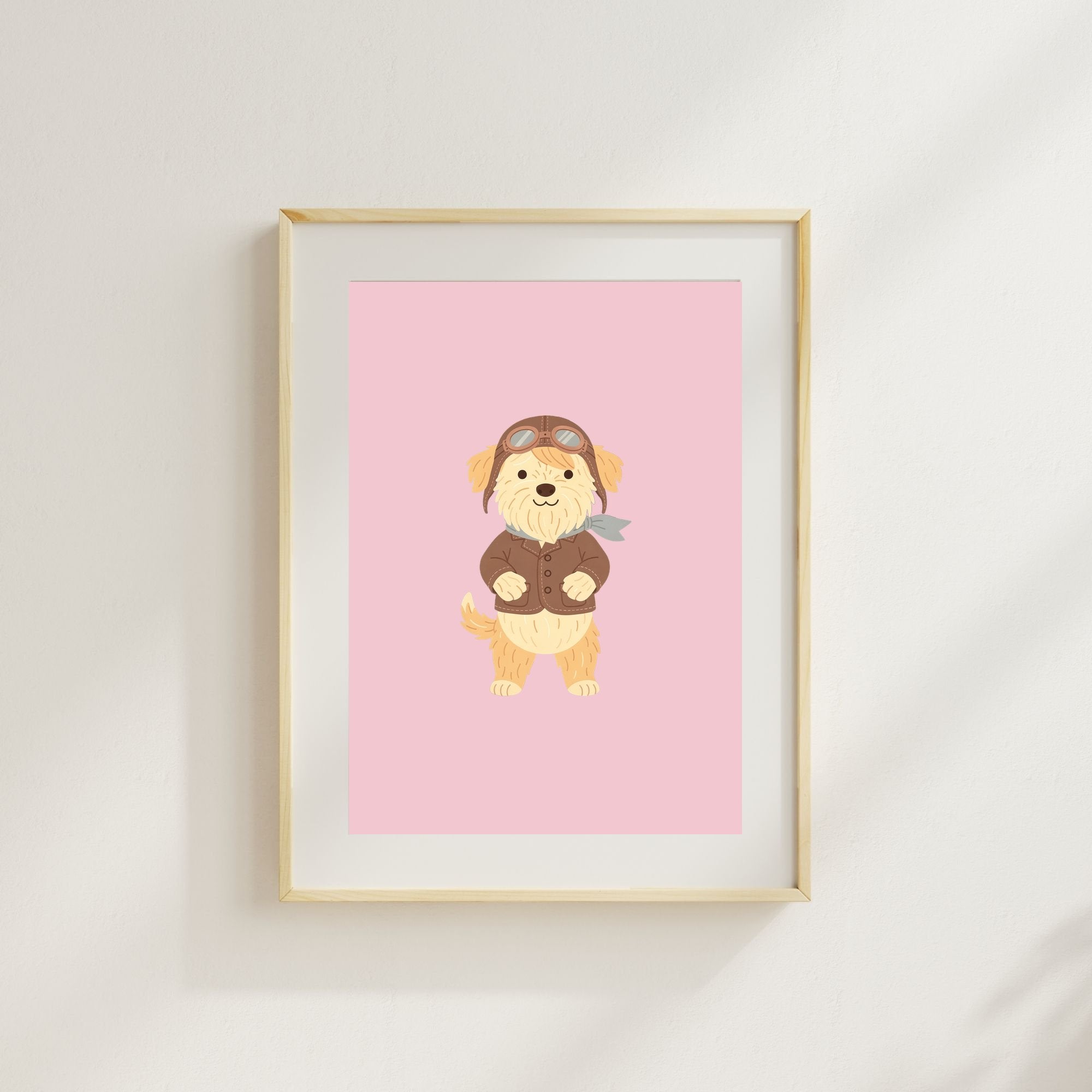 Wheaten Terrier Kids Nursery Wall Art Print Bundle — 22 Dog Costume Designs, 5 Colours, 6 Print Sizes | Digital Download