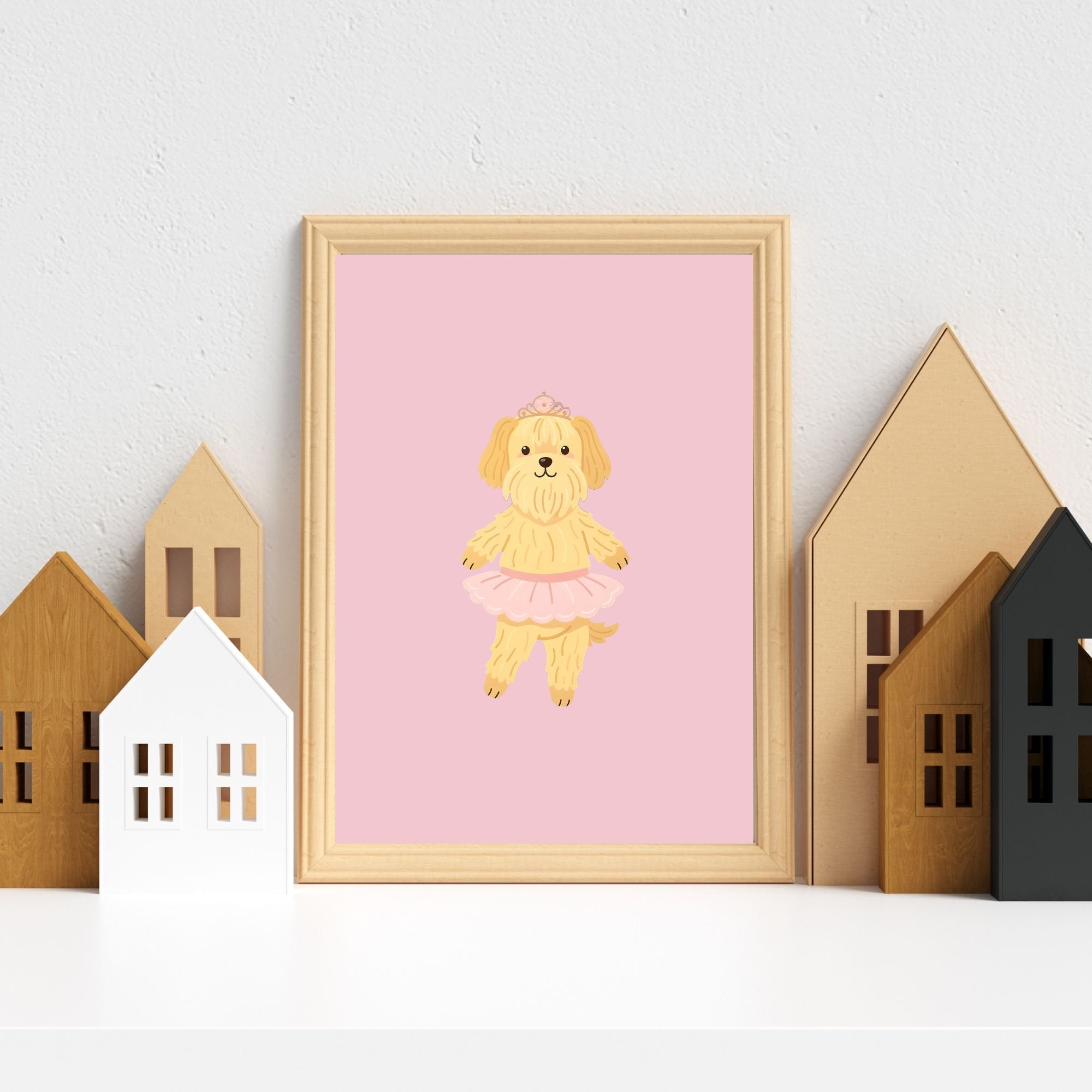 Wheaten Terrier Kids Nursery Wall Art Print Bundle — 22 Dog Costume Designs, 5 Colours, 6 Print Sizes | Digital Download