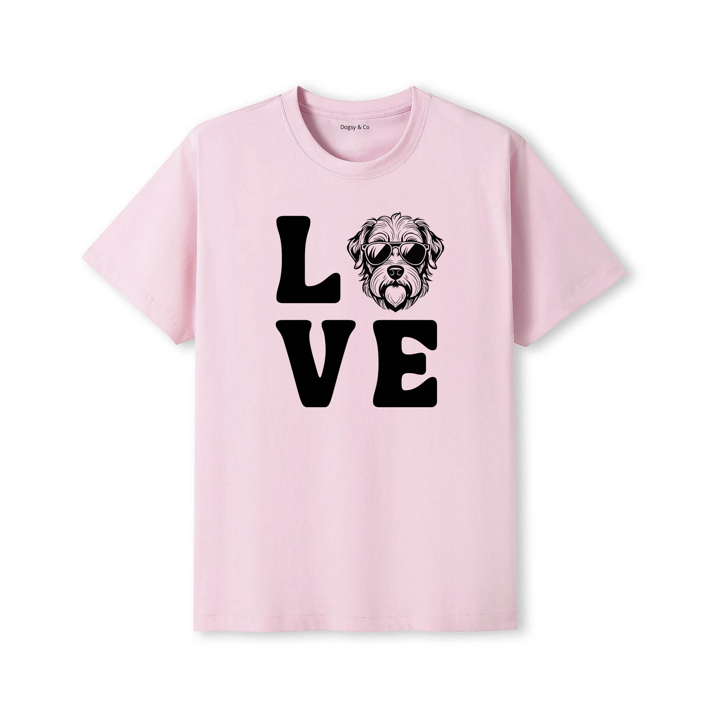 Wheaten Terrier LOVE DOGS Tshirt - Pink