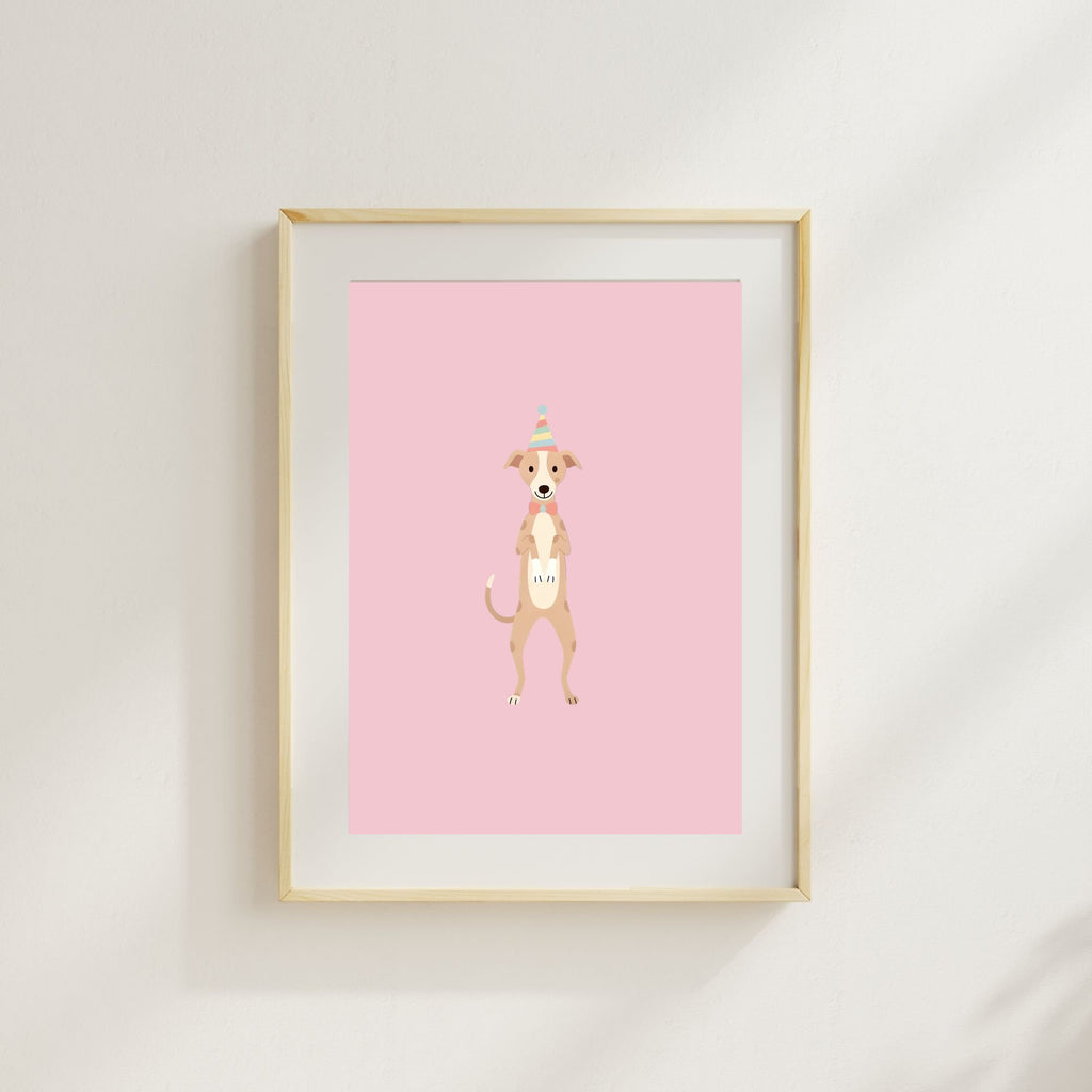 Whippet Kids Nursery Wall Art Print Bundle — 22 Dog Costume Designs, 5 Colours, 6 Print Sizes | Digital Download