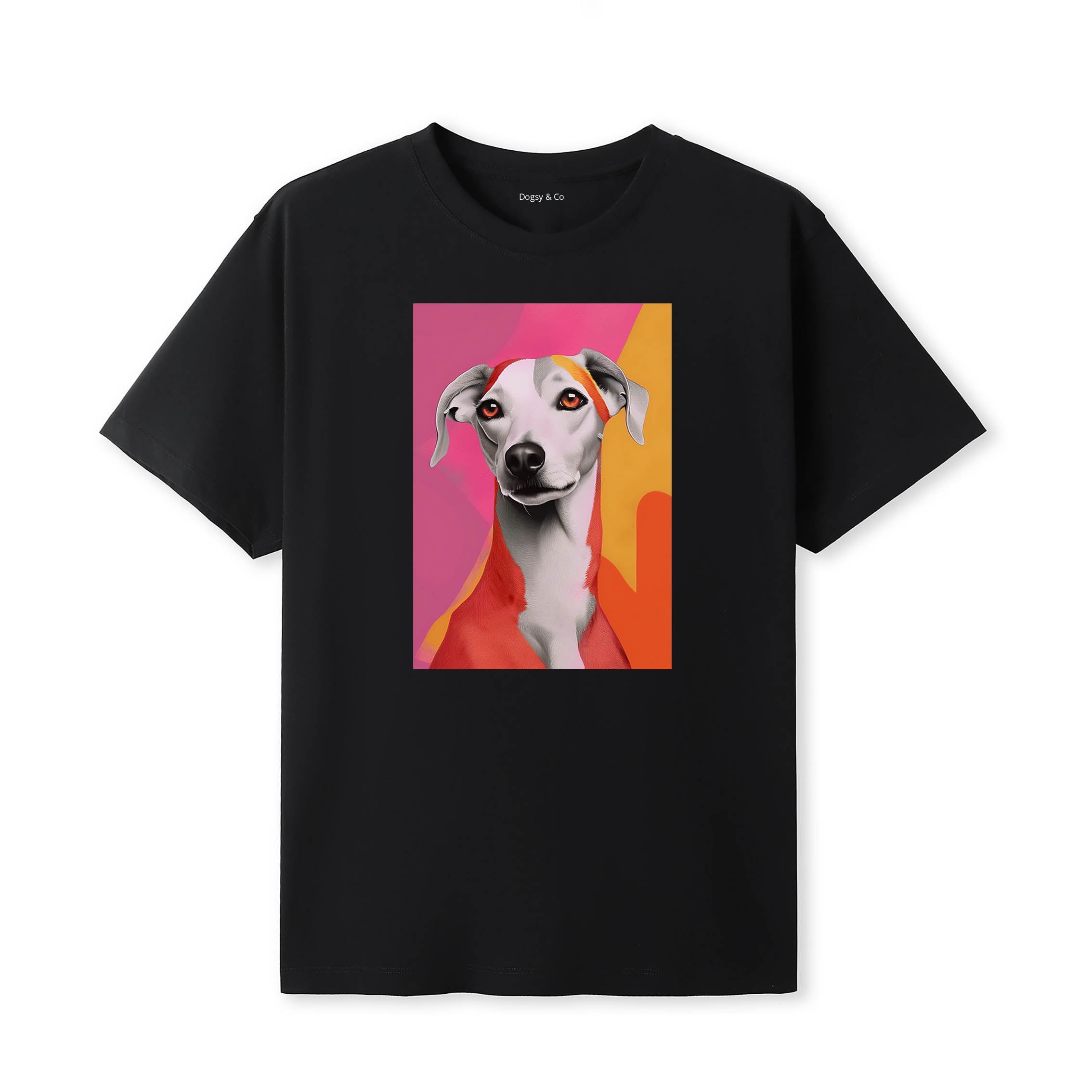 Whippet Mod Pop Dogs T-Shirt Artwork