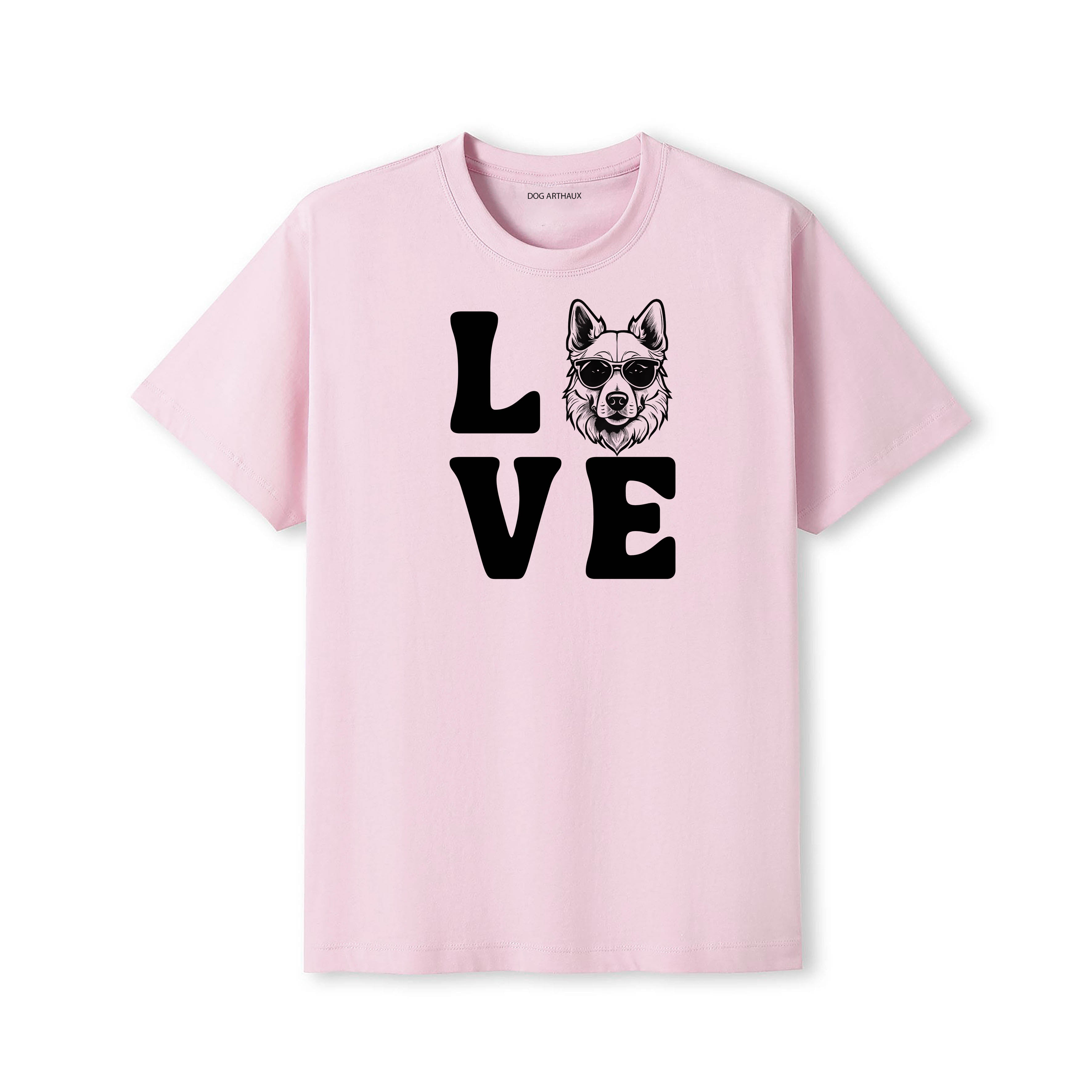 White Swiss Shepherd LOVE DOGS Tshirt