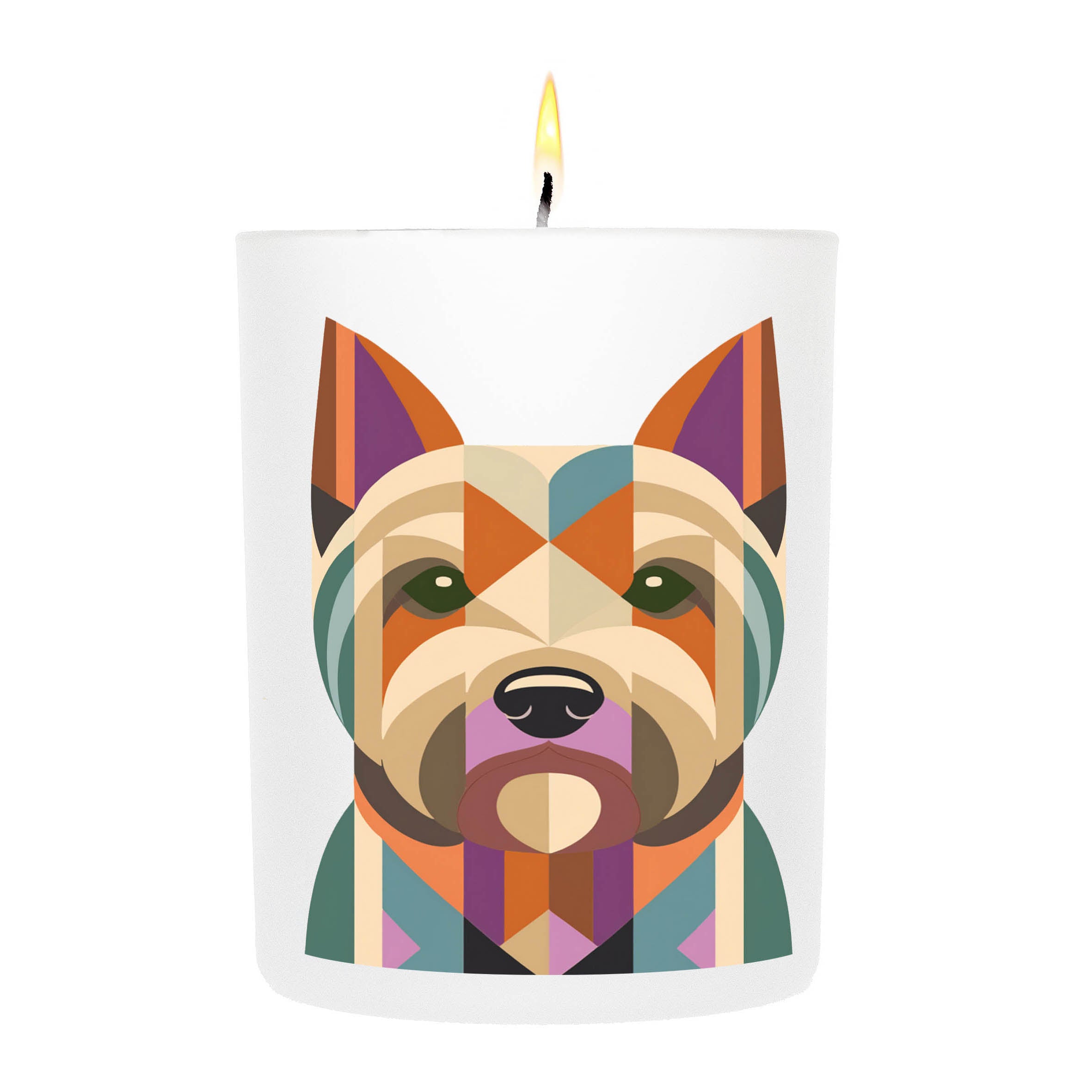 Yorkshire Terrier Graphic Bold Dog Candle