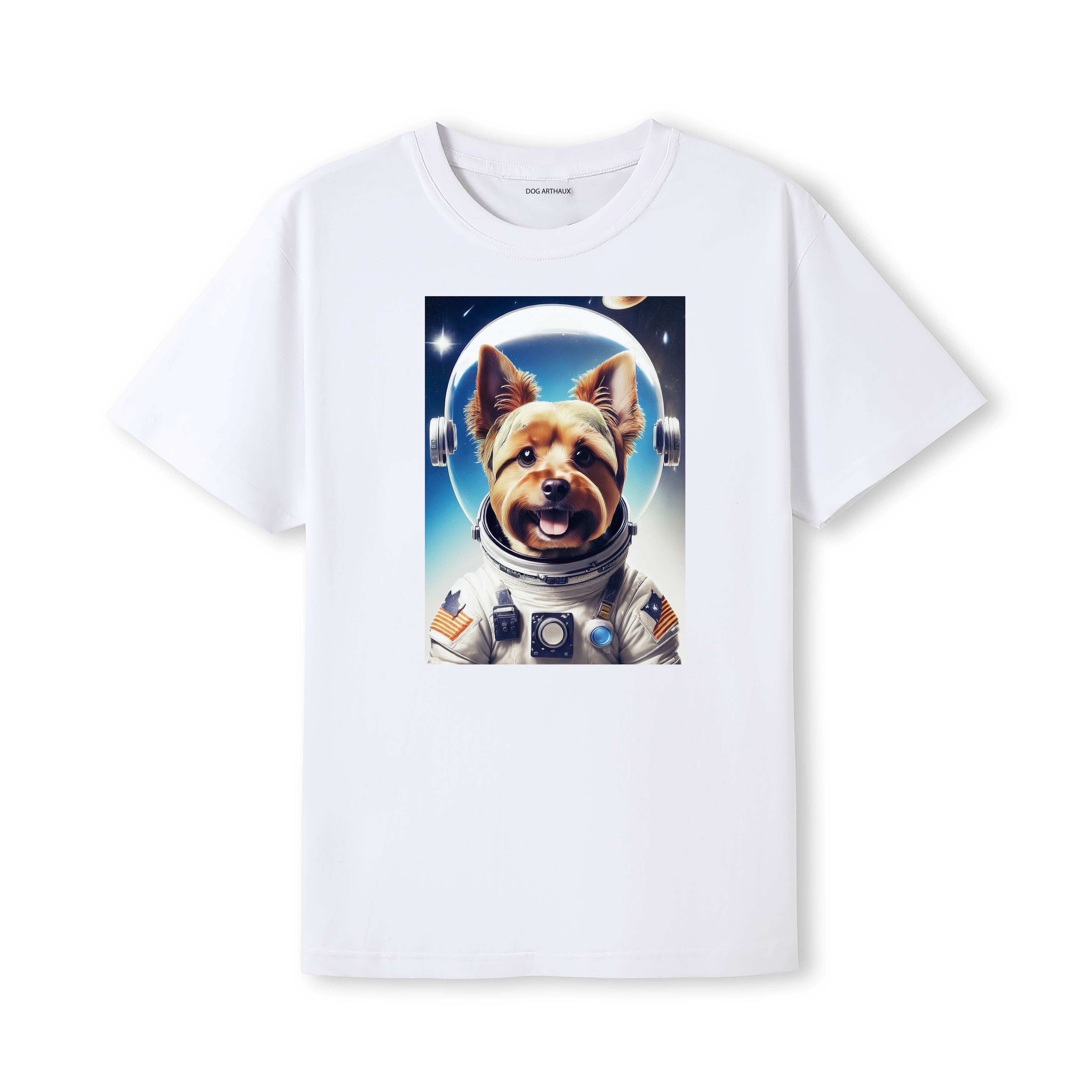 Yorkshire Terrier Astronaut Dog T-shirt