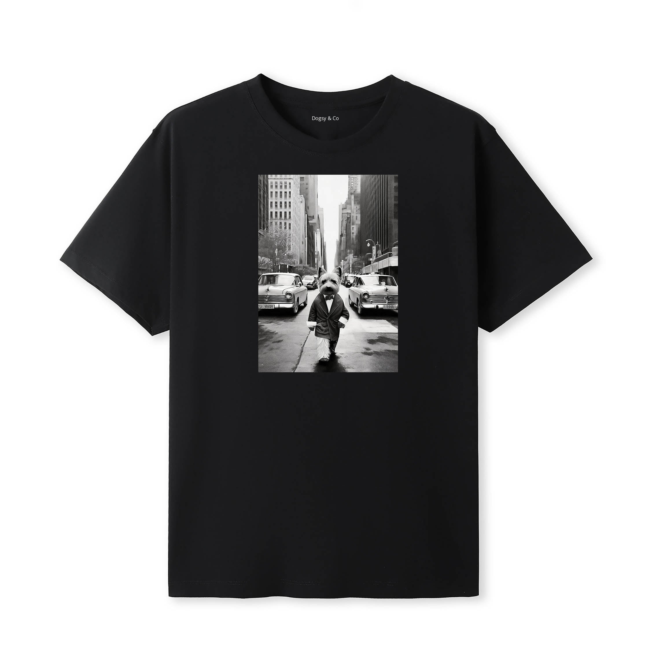 Yorkshire Terrier Dogsy Dean T-Shirt Black