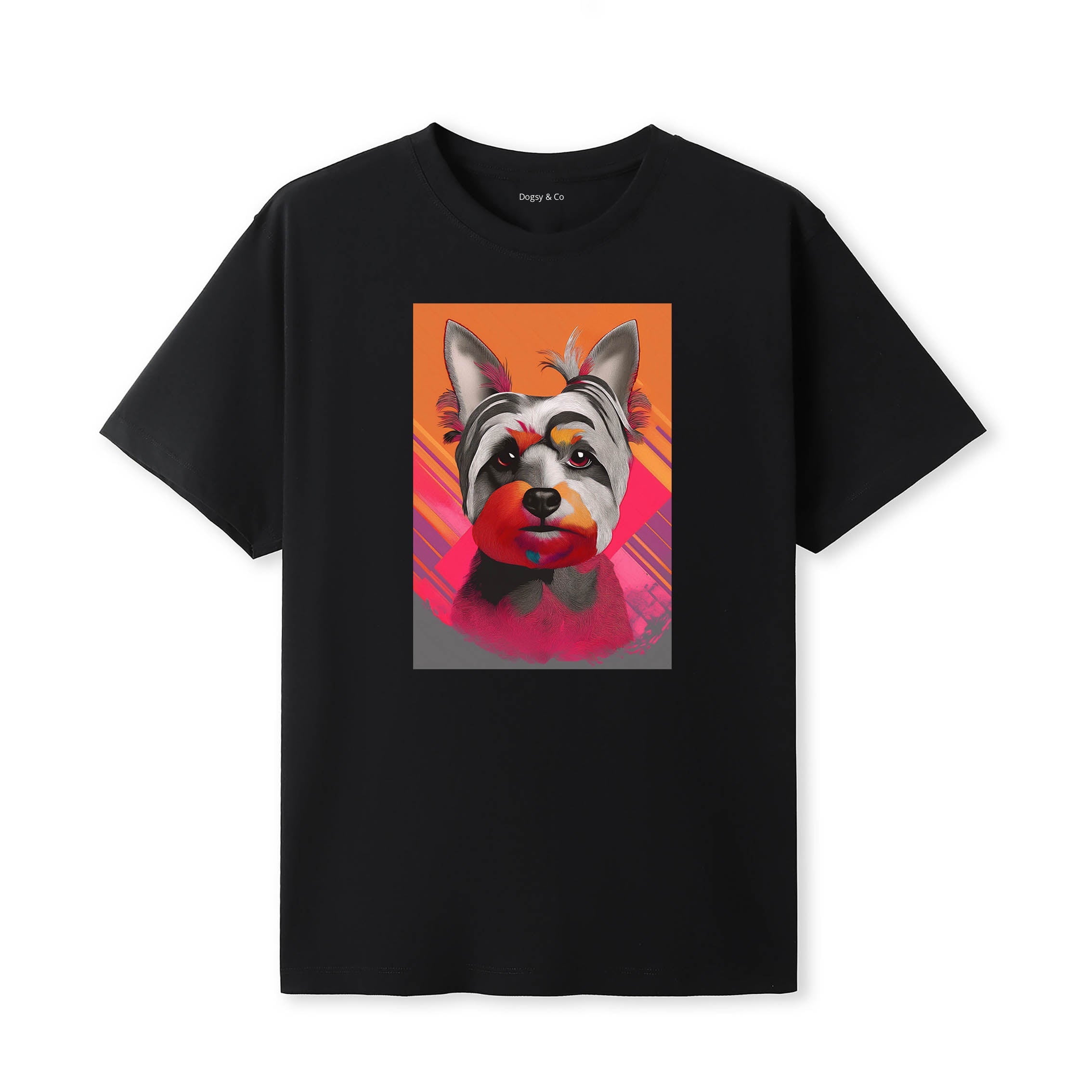 Yorkshire Terrier Mod Pop Dogs T-Shirt Artwork