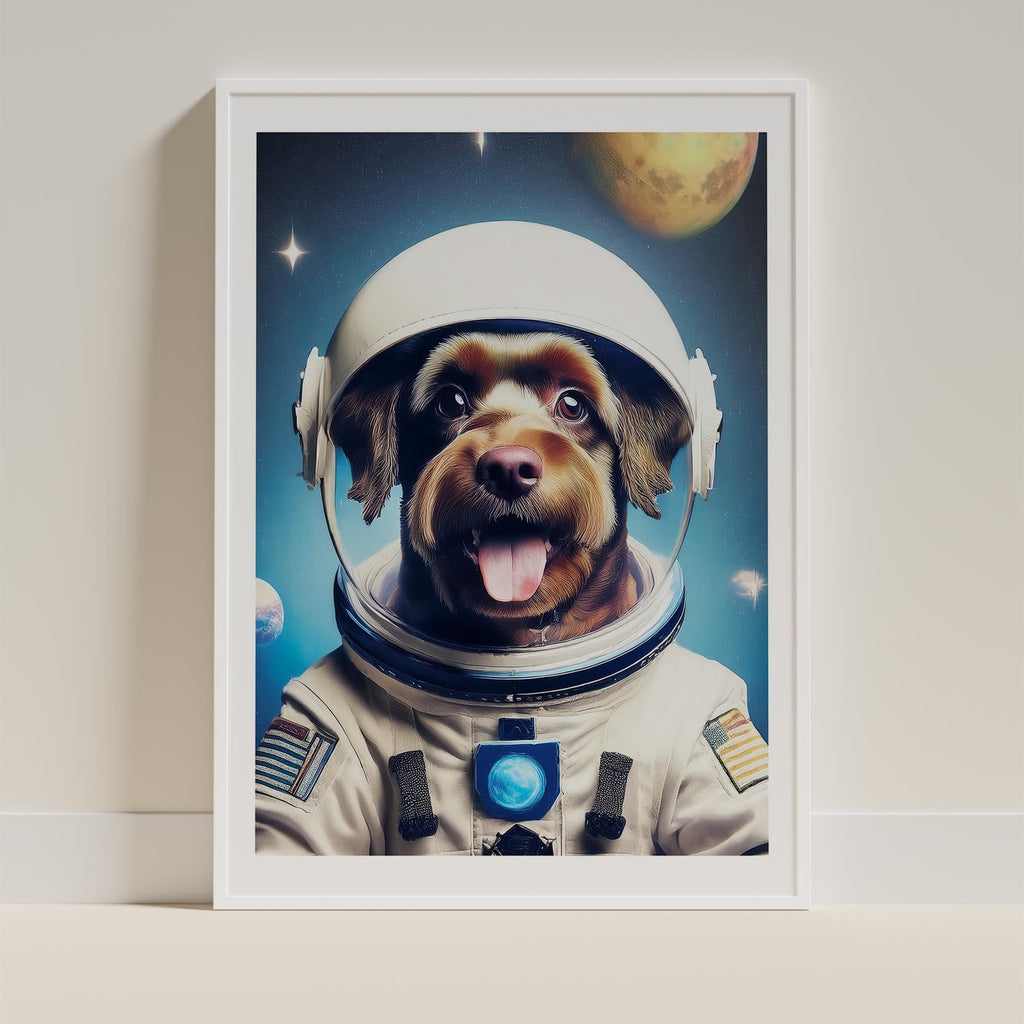 Black Russian Terrier Astronaut Dog Series image 9