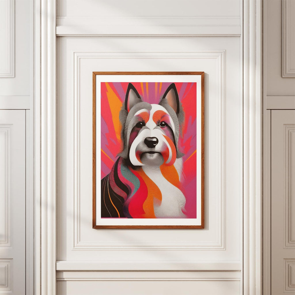 Australian Silky Terrier Modern Pop Dog Series image 3