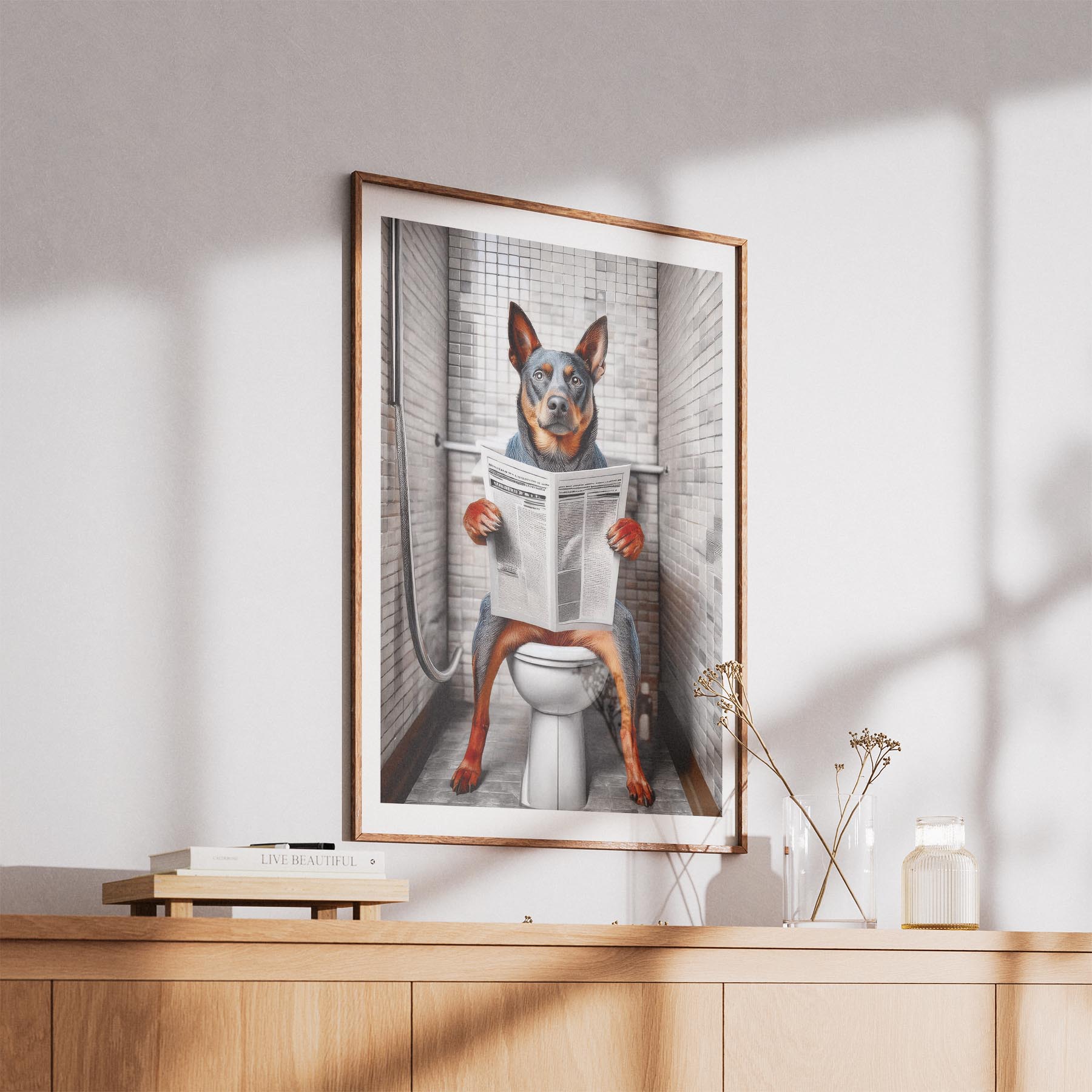 Cattle Dog Toilet Humour Dog Series 1 image 5