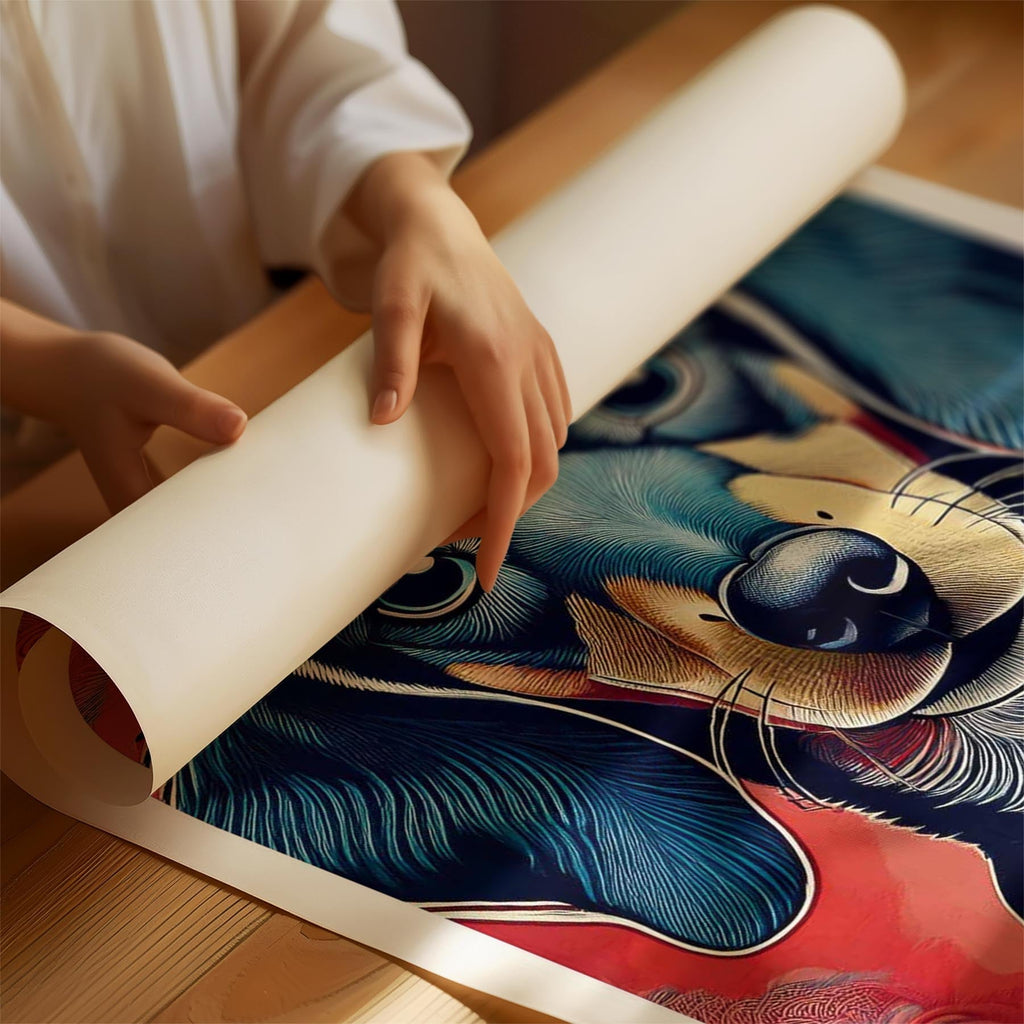 Dachshund Hokusai Japanese Inspired Dog Series 2 image 1